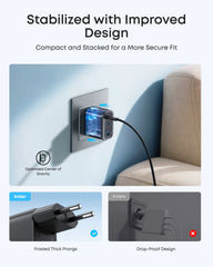 Anker Nano Power Bank (5,000 mAh, Slim) and Anker Nano Charger (70W, 3 Ports) - Anker Poland