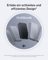 Anker MagGo Power Bank 10K, 10000mAh Slim Portable Charger