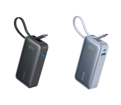 Anker Nano Power Bank with Built-In USB-C Cable, 30W Fast Charging