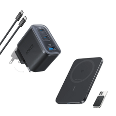 Anker Nano Power Bank (5K, MagGo, Slim) & Anker Nano Charger (70W, 3 Ports)