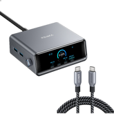 Anker Prime Charger (250W, 6 Ports, GaNPrime) with USB-C to USB-C Cable (240W)