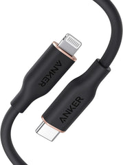 Anker 641 USB-C to Lightning Cable (Flow, 3ft Silicone)