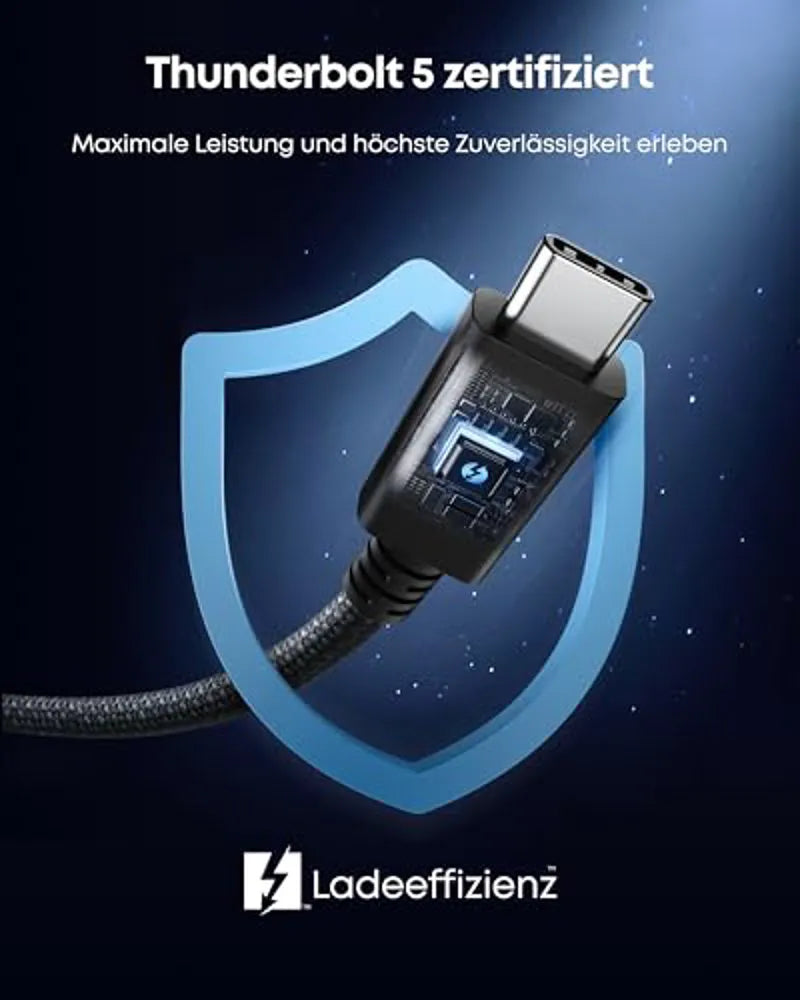 Anker Prime Thunderbolt 5 Cable (100cm, 80Gbps, 240W)