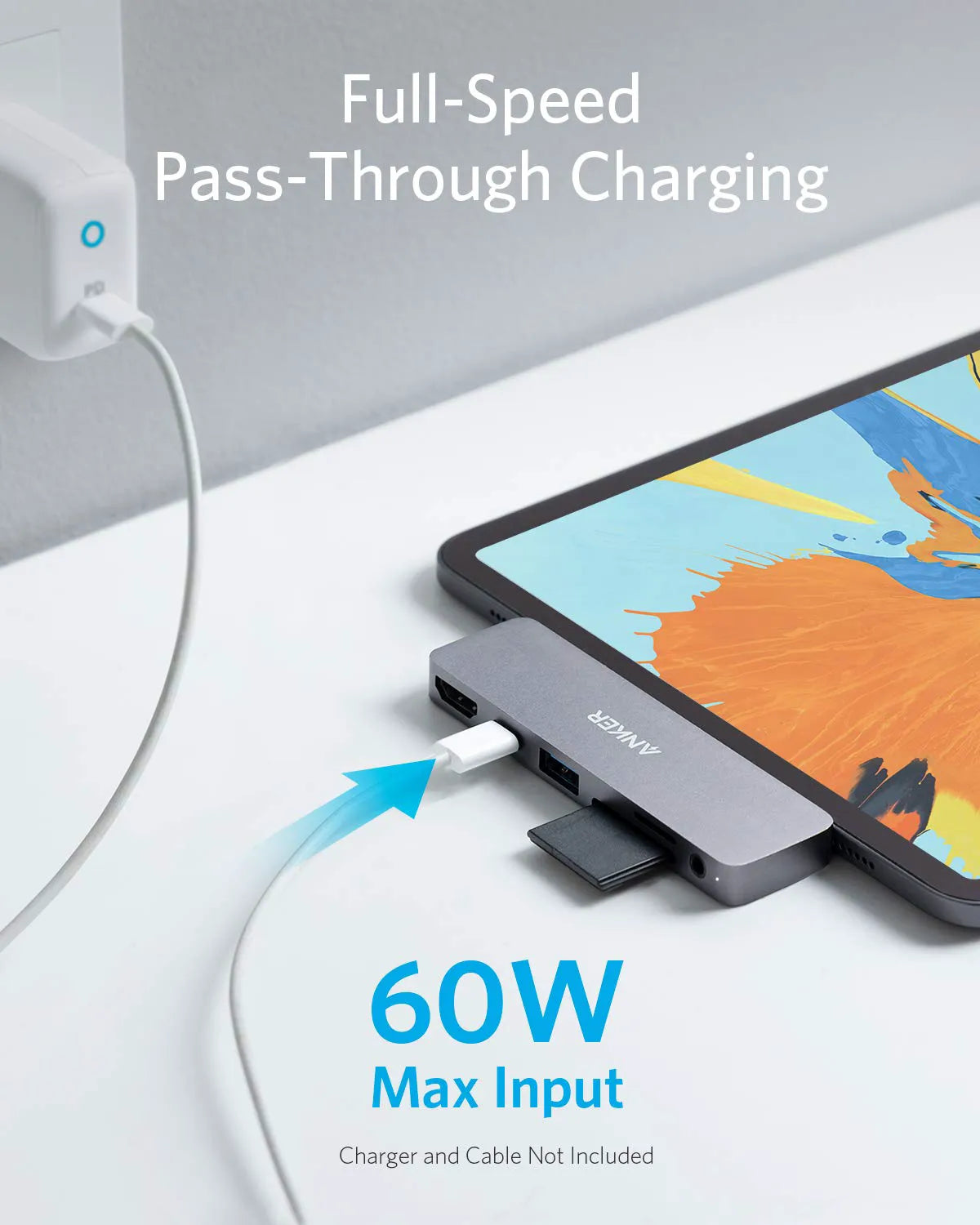 PowerExpand Direct 6-in-1 USB-C PD Media Hub