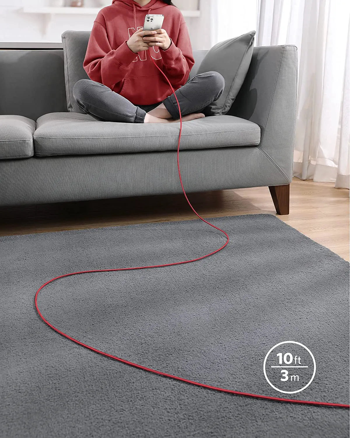 Anker 331 USB-C to Lightning Cable (6ft/10ft Nylon)