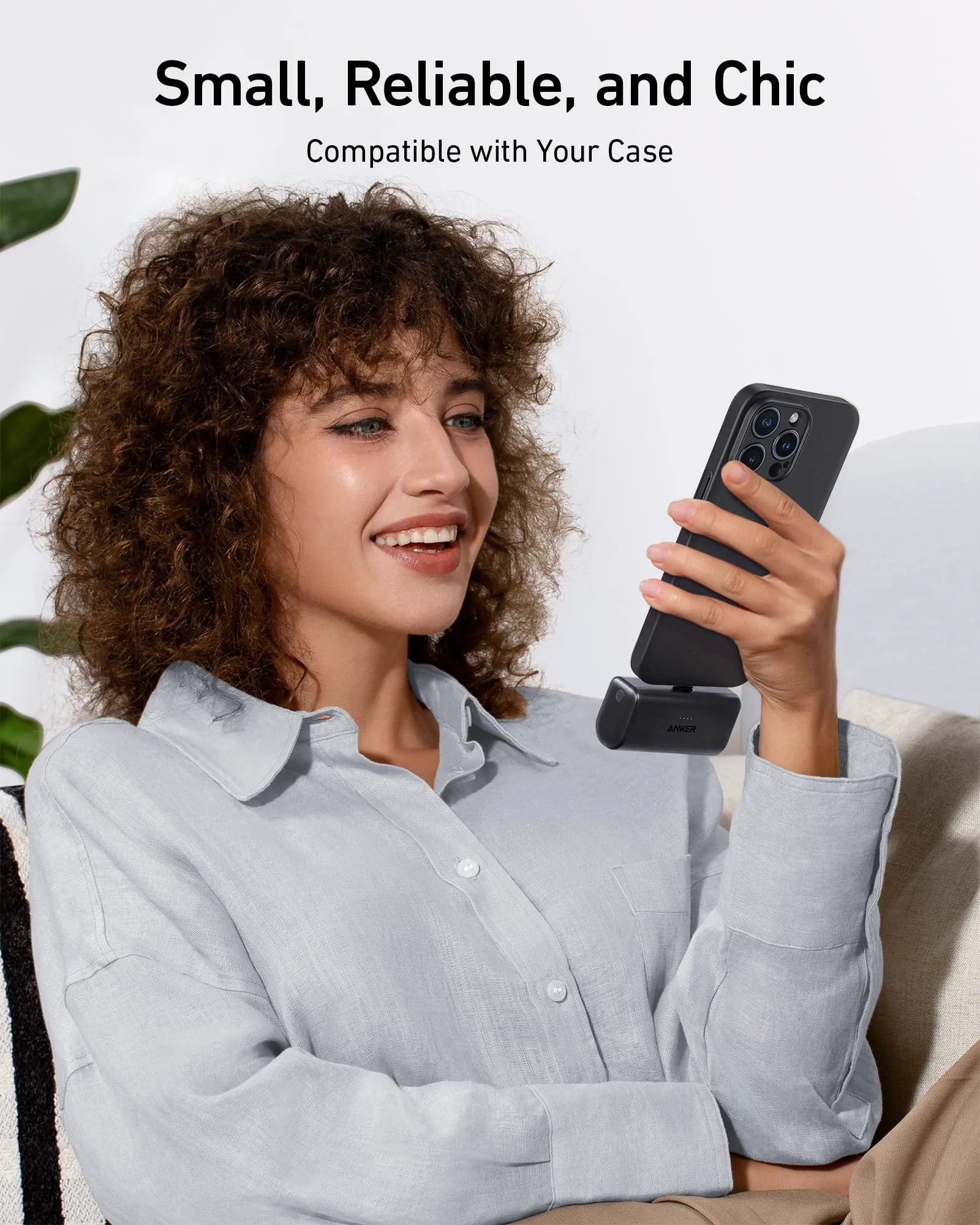 Anker Nano Power Bank (22.5W, Built-in USB-C Connector)