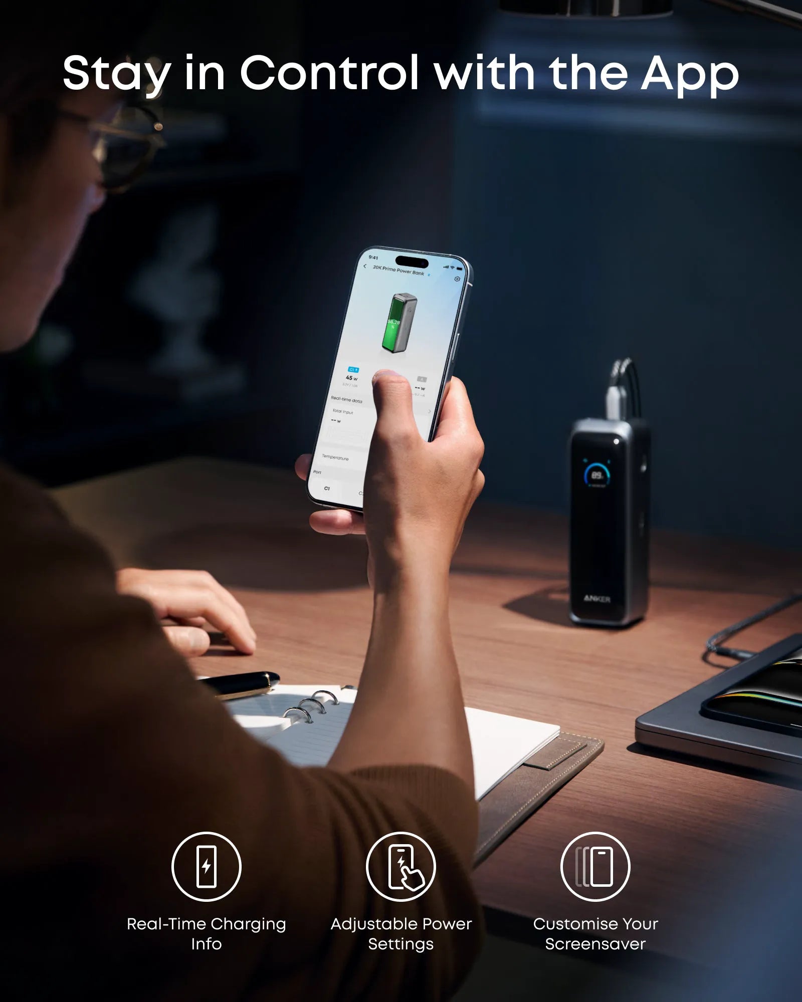 Anker Prime Power Bank (20K, 220W) & Anker Prime Charger (200W, 6 Ports, GaN)