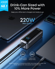 Anker Prime Power Bank 20,000mAh 220W