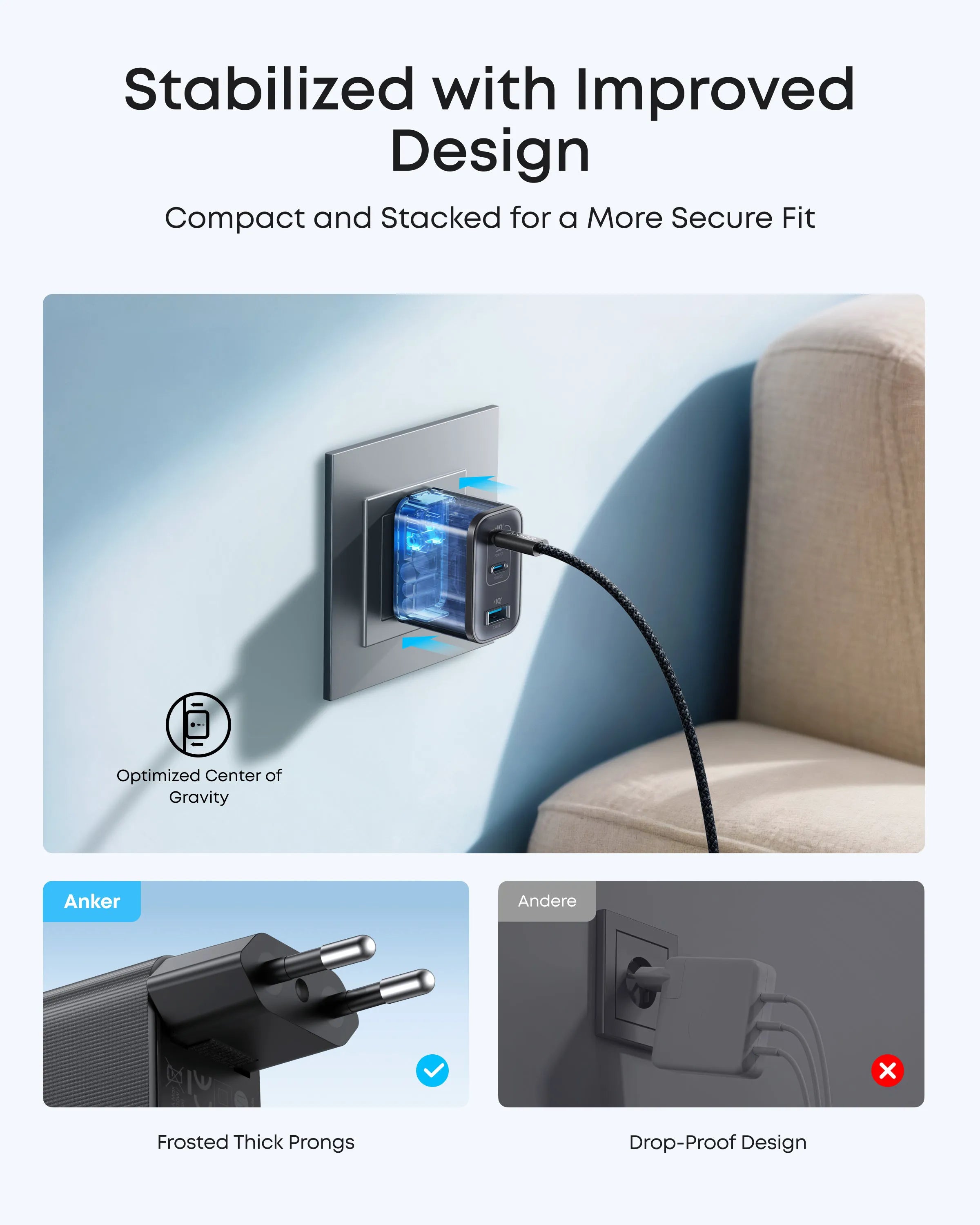 Anker Prime Docking Station & Anker Nano Charger (70W, 3 Ports)