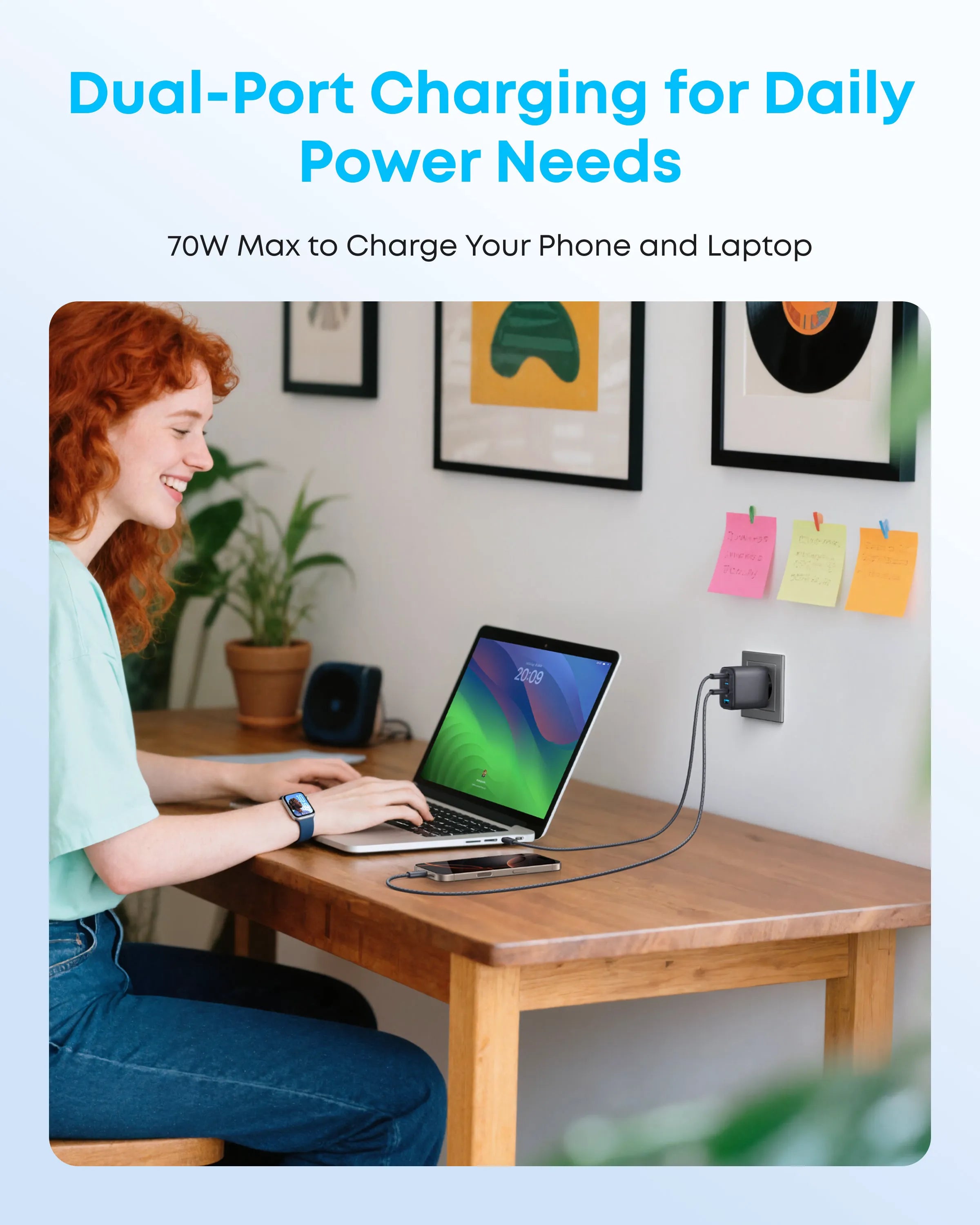 Anker Zolo Charger (70W, 4 Ports, PD 3.0)