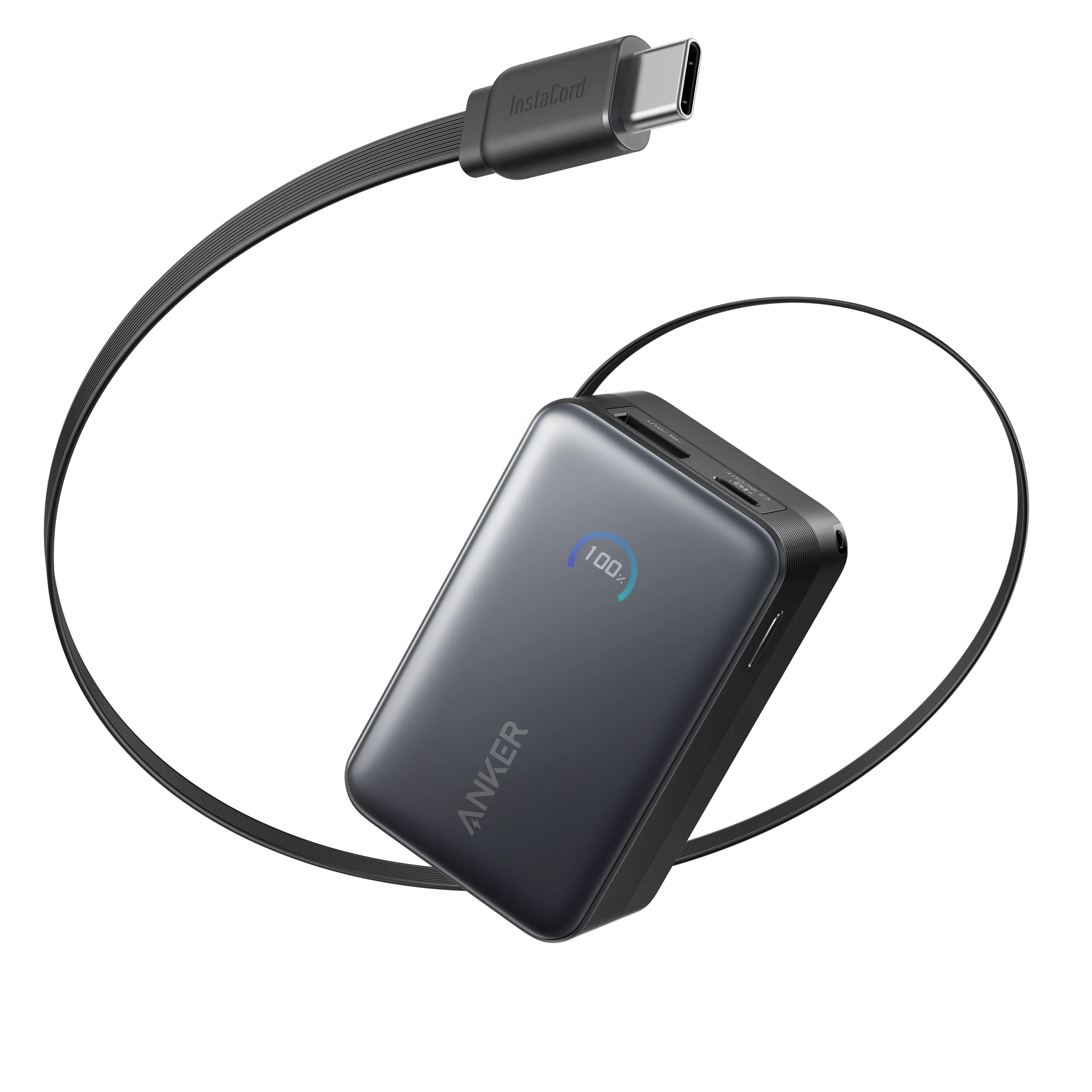 Anker Nano Power Bank (10K, 45W, Built-in Retractable USB-C Cable) + Anker Nano Charger (130W, 6 Ports)