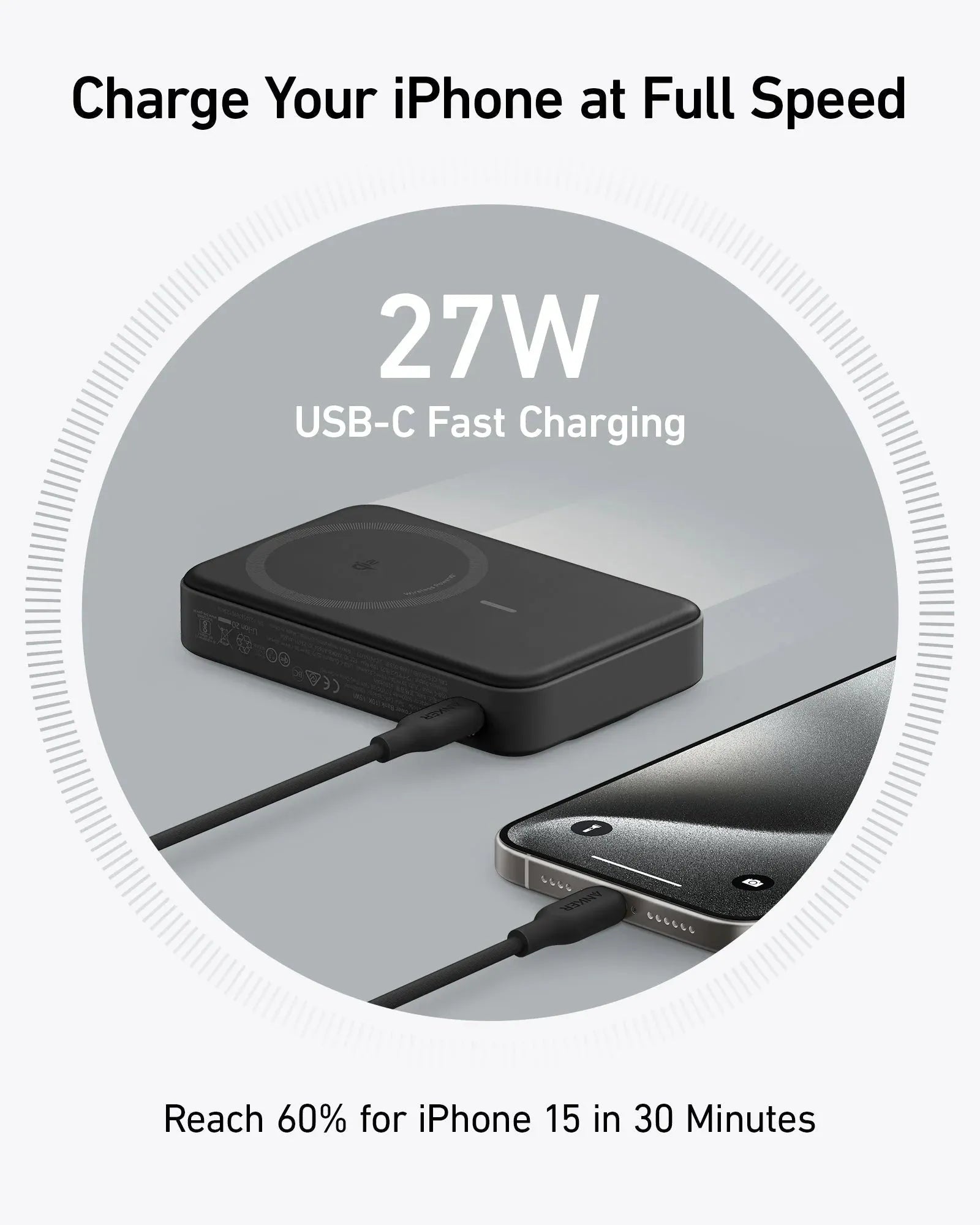 Anker MagGo Power Bank 10,000mAh