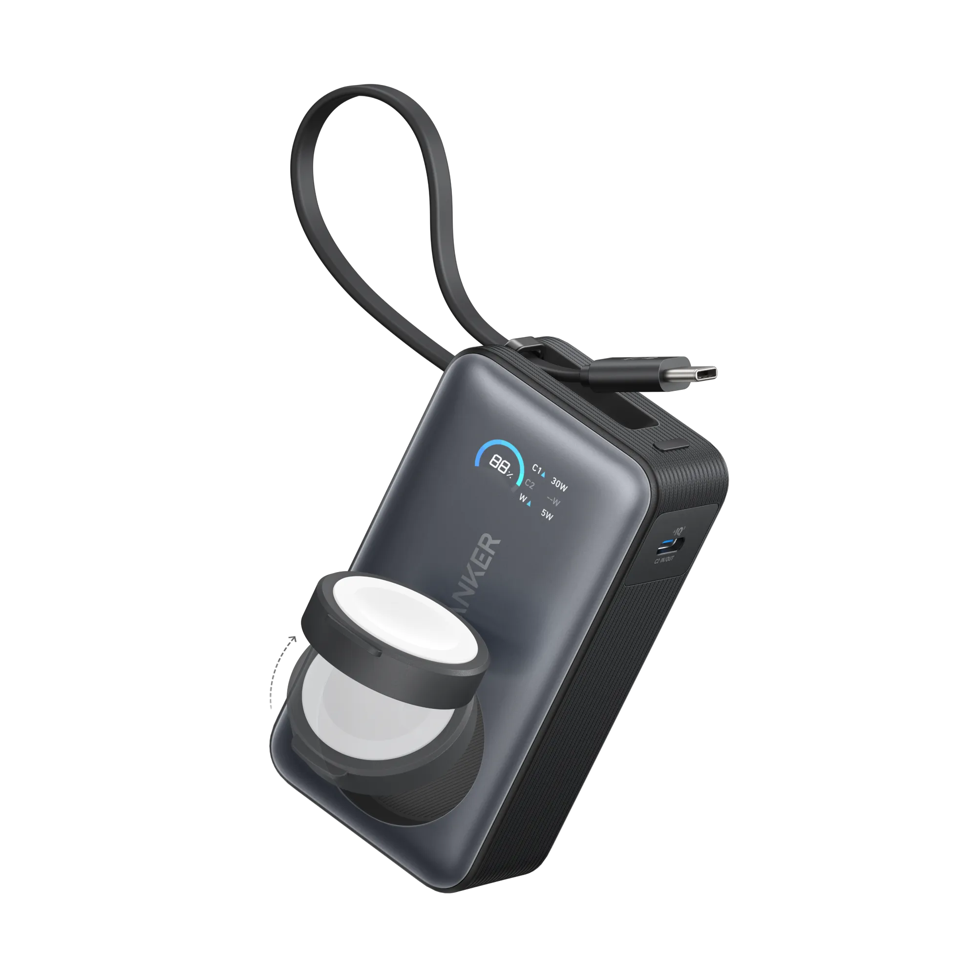 Anker MagGo Power Bank (10000mAh, 35W, for Apple Watch)
