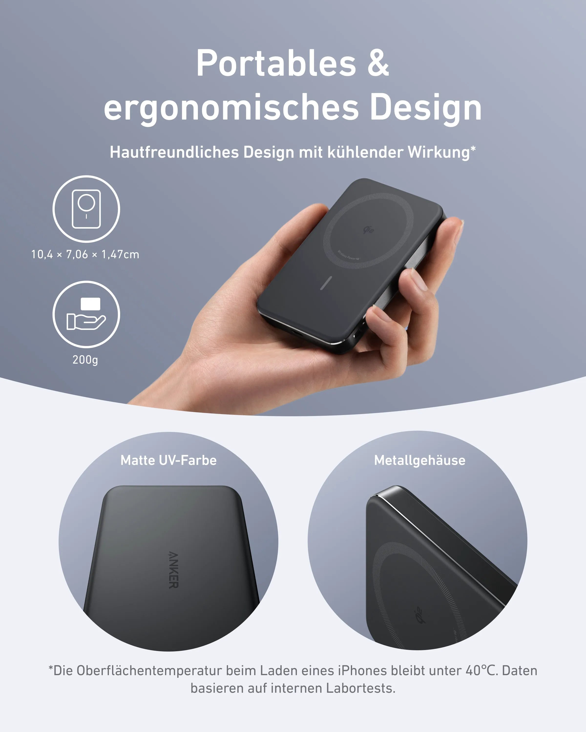 Anker MagGo Power Bank 10,000mAh Slim 2-Pack