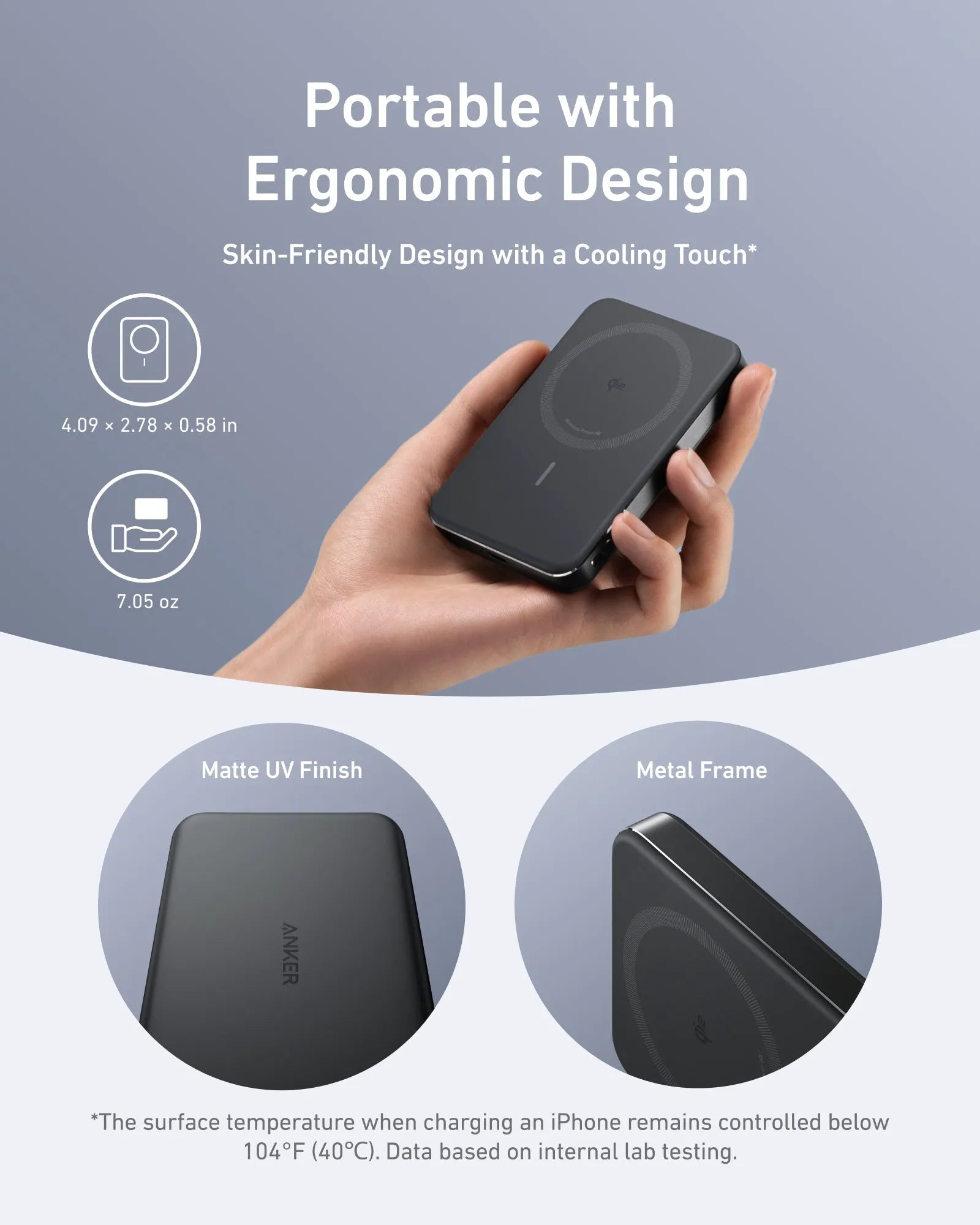 Anker MagGo Power Bank (10K, Slim) + Prime USB-C Cable (240W, Upcycled-Braided)