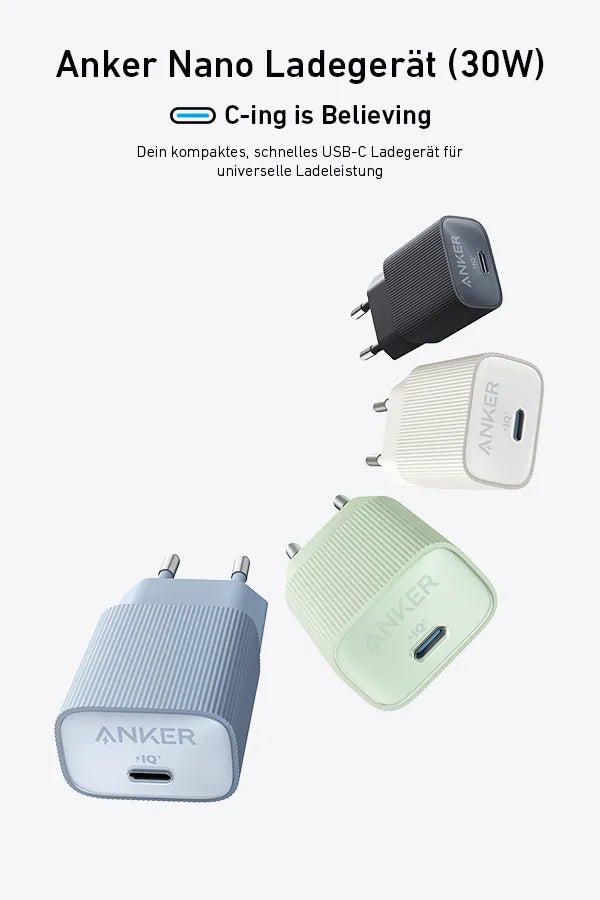 Anker Nano USB-C Wall Charger (30W)