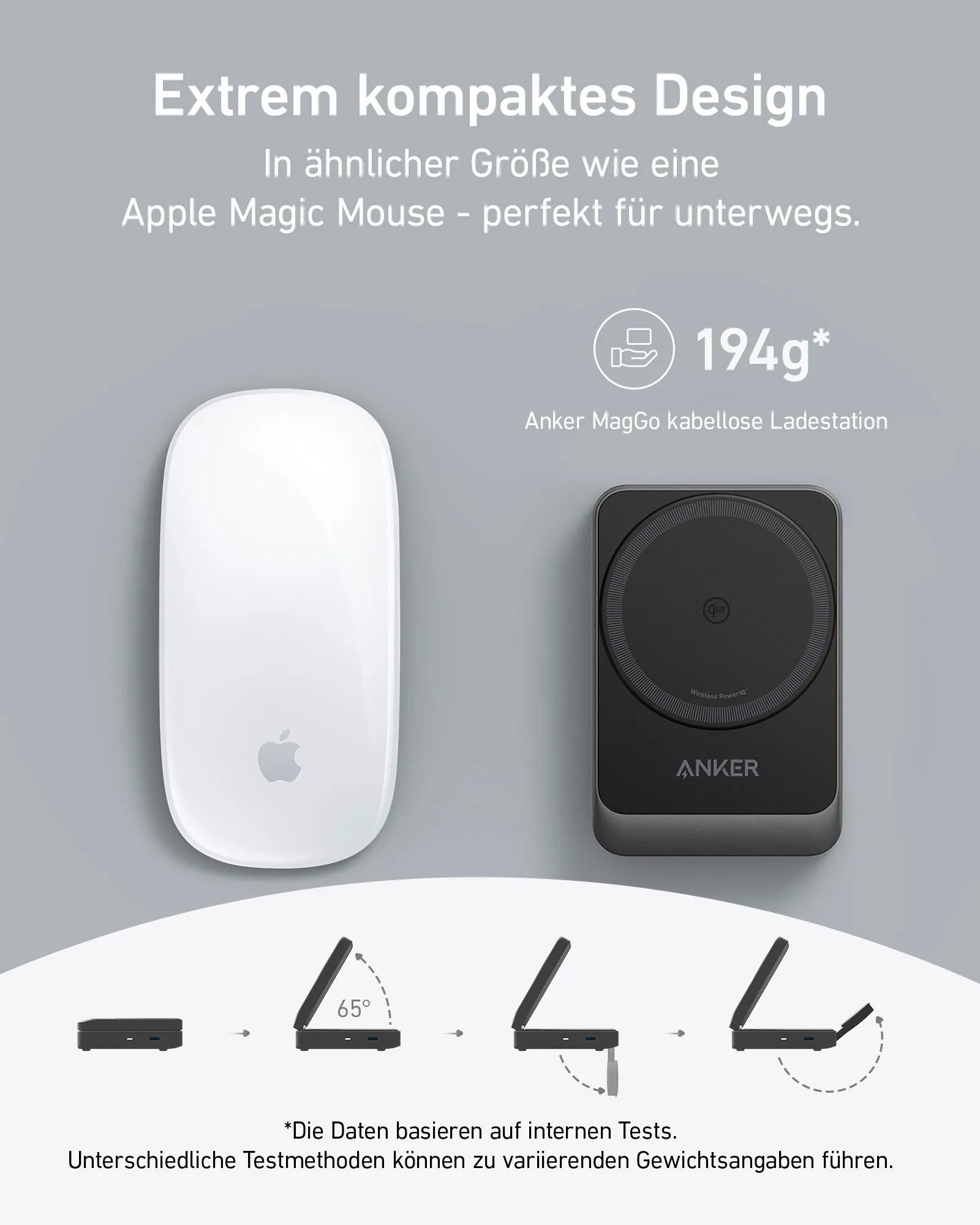 Anker MagGo Wireless Charging Station (Foldable 3-in-1)