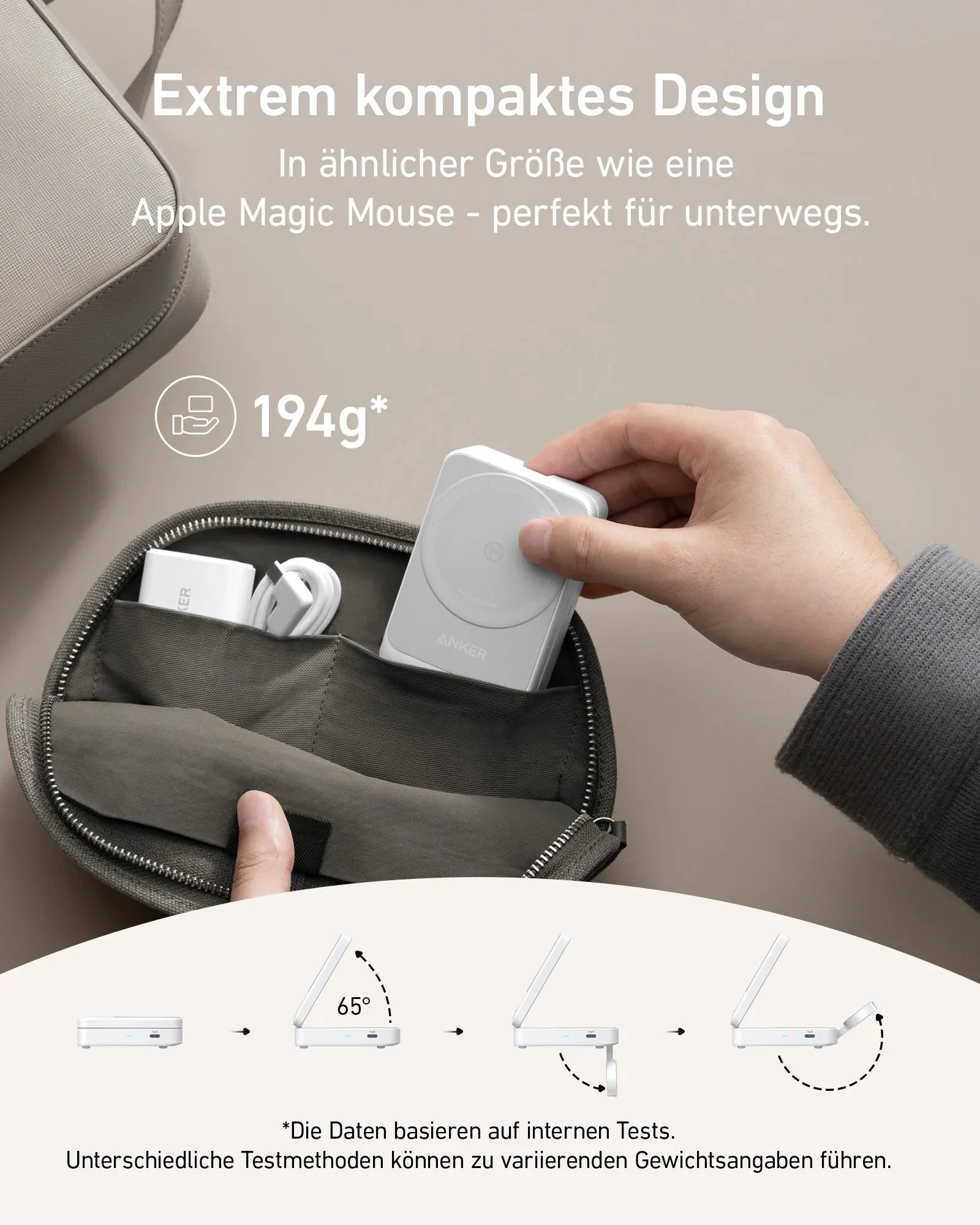 Anker MagGo Wireless Charging Station (Foldable 3-in-1)