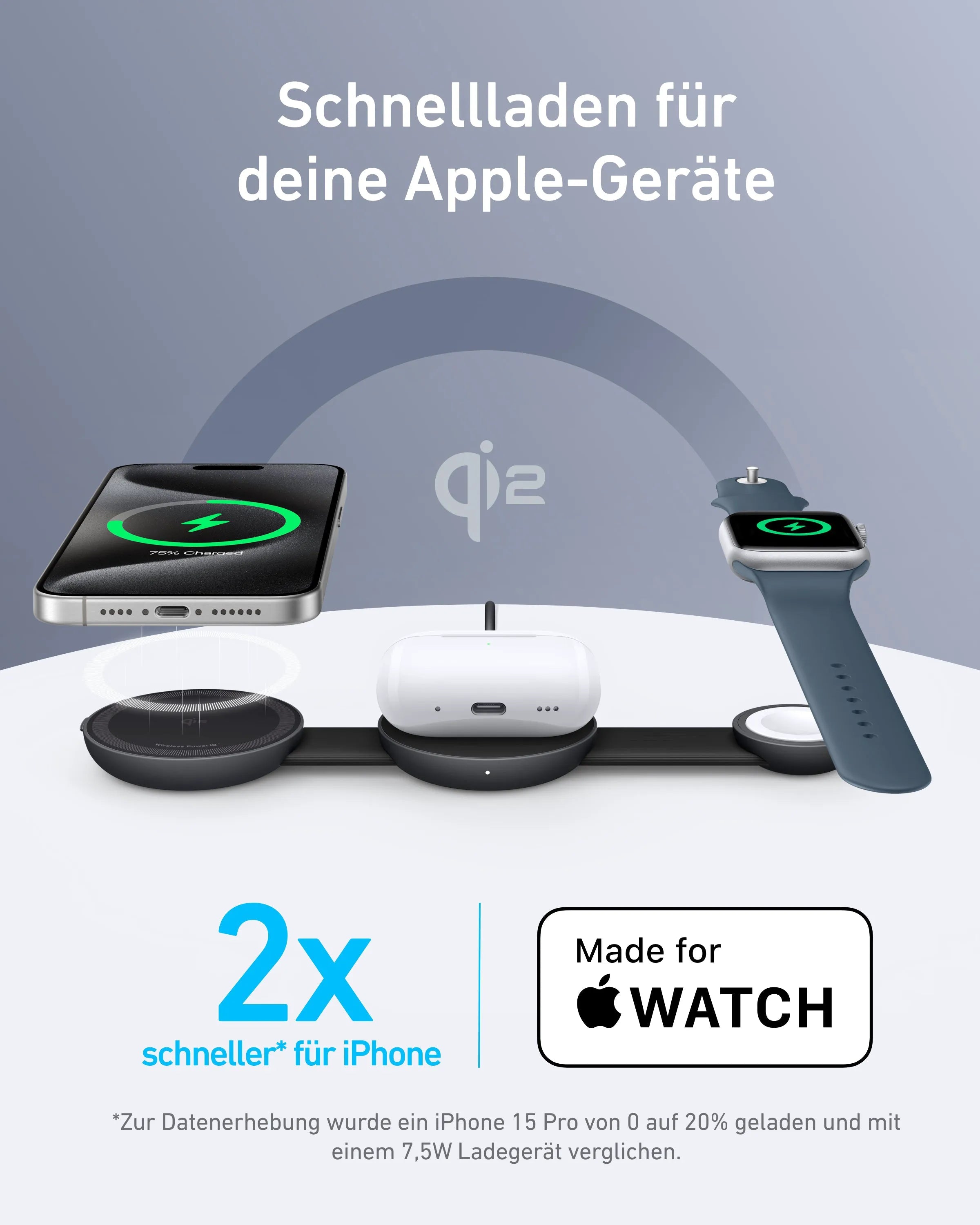 Anker MagGo Wireless Charging Station (3-in-1, Foldable Charging Pad) | Exclusive Livestream Offer