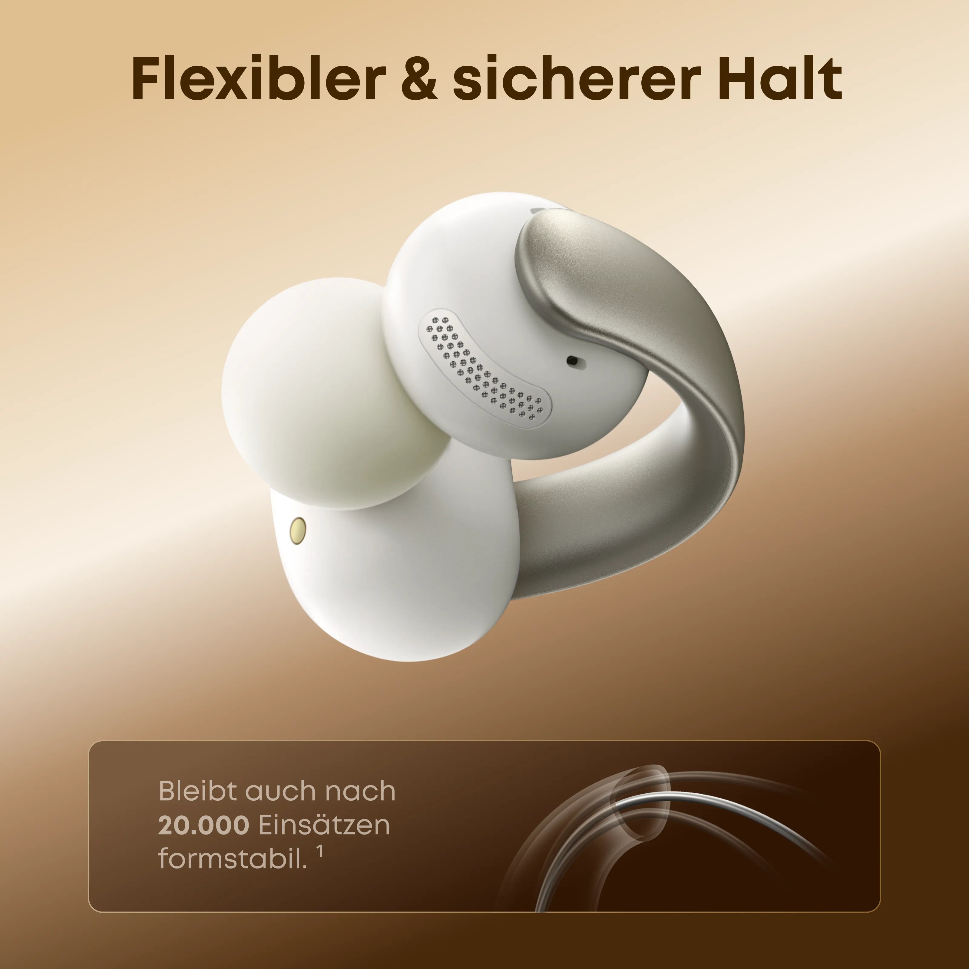 soundcore AeroClip Open-Ear Clip Earbuds with Adaptive Comfort
