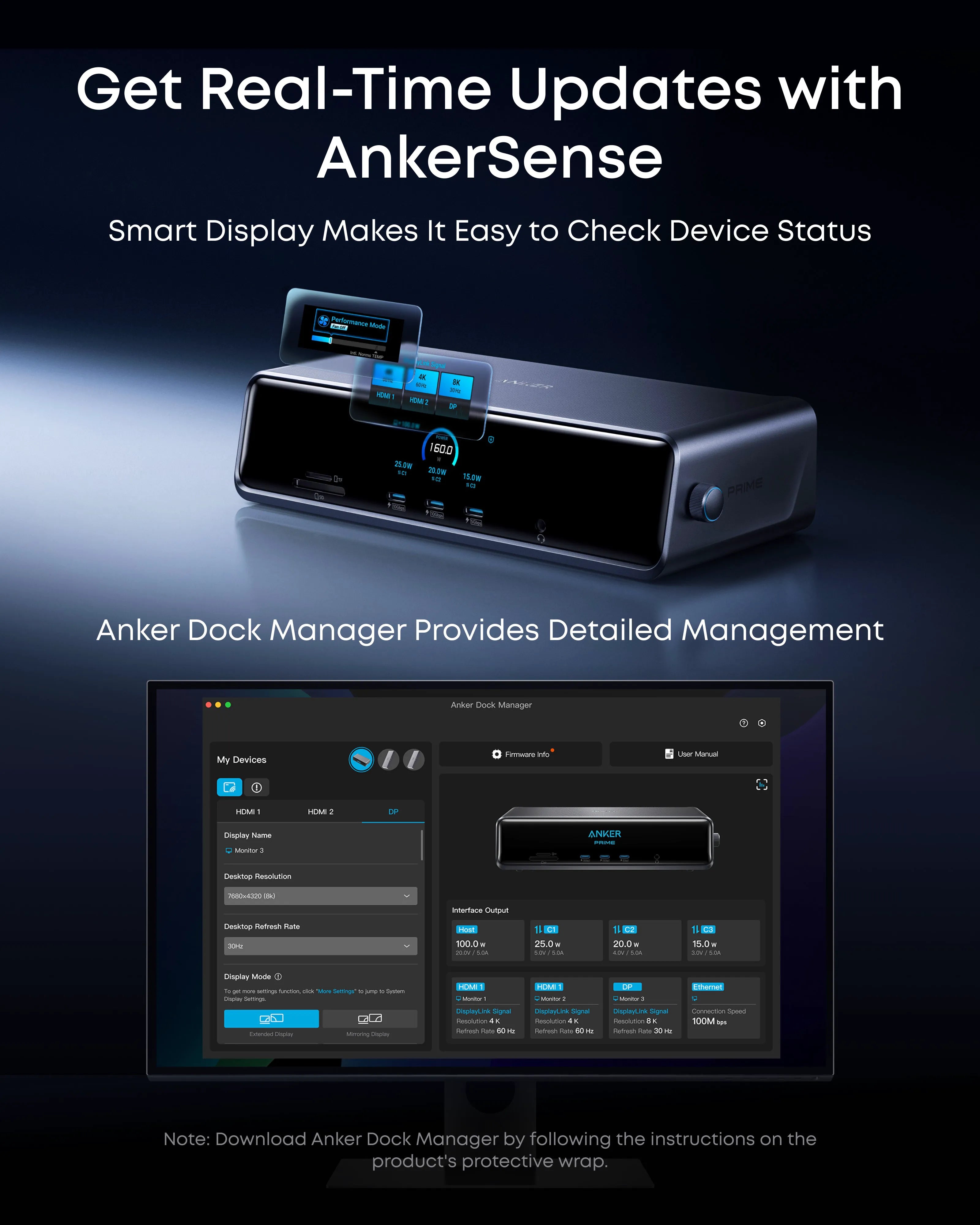 Anker Prime Docking Station & Anker Nano Charger (70W, 3 Ports)
