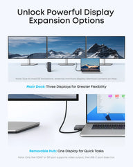 Anker Nano Docking Station (13-in-1, Triple Display Support, Built-in Detachable Hub)