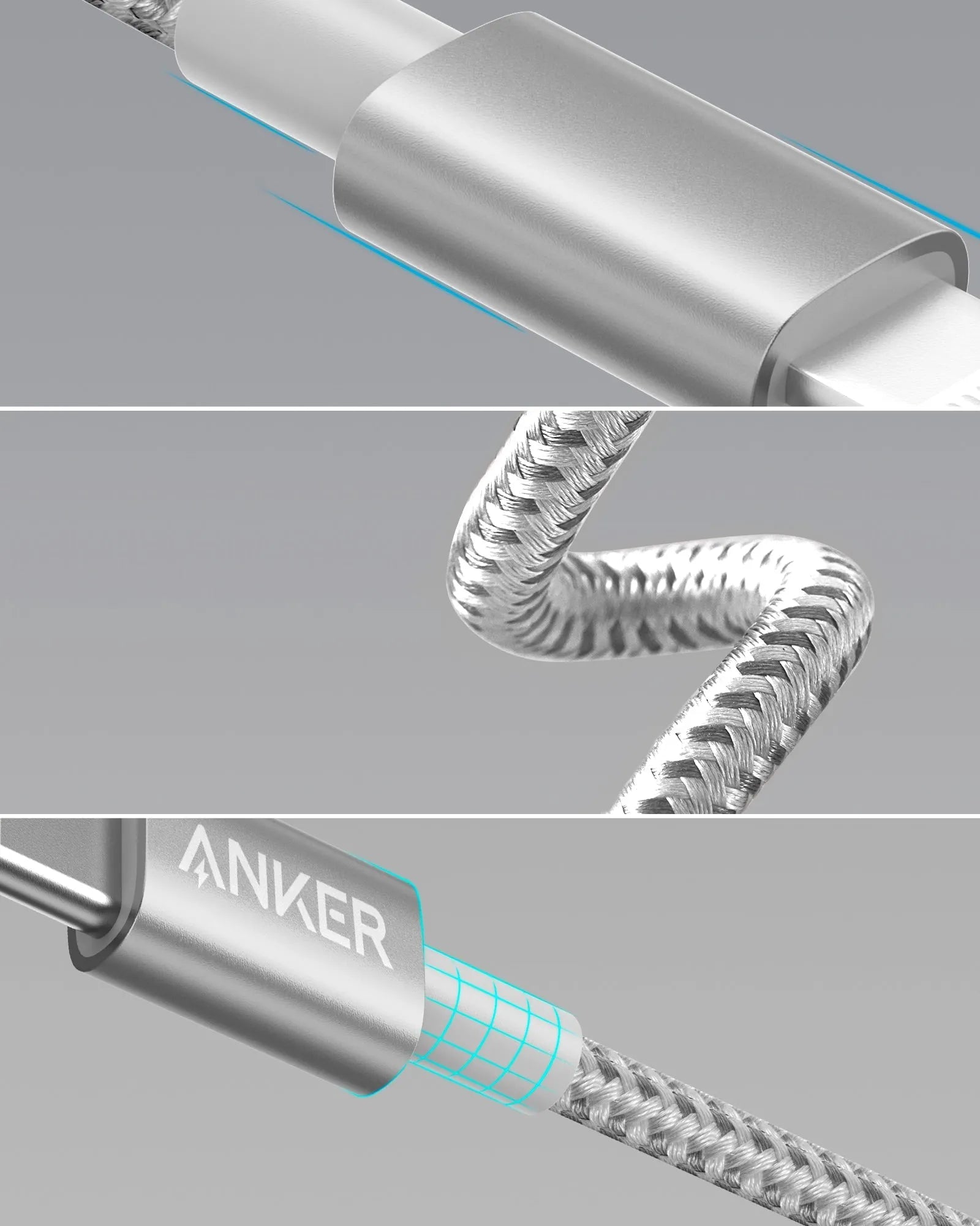 Anker 331 USB-C to Lightning Cable (6ft/10ft Nylon)