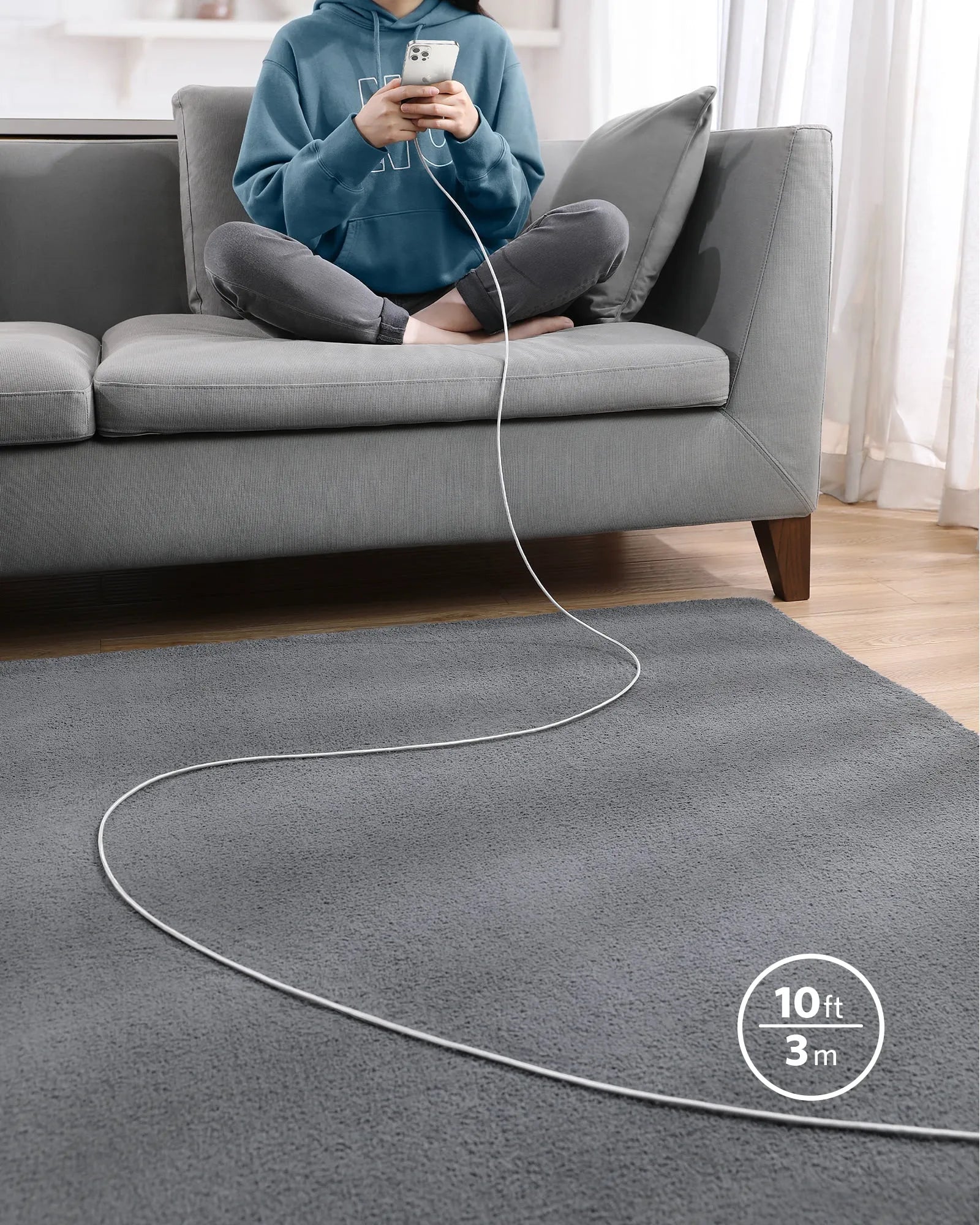 Anker 331 USB-C to Lightning Cable (6ft/10ft Nylon)