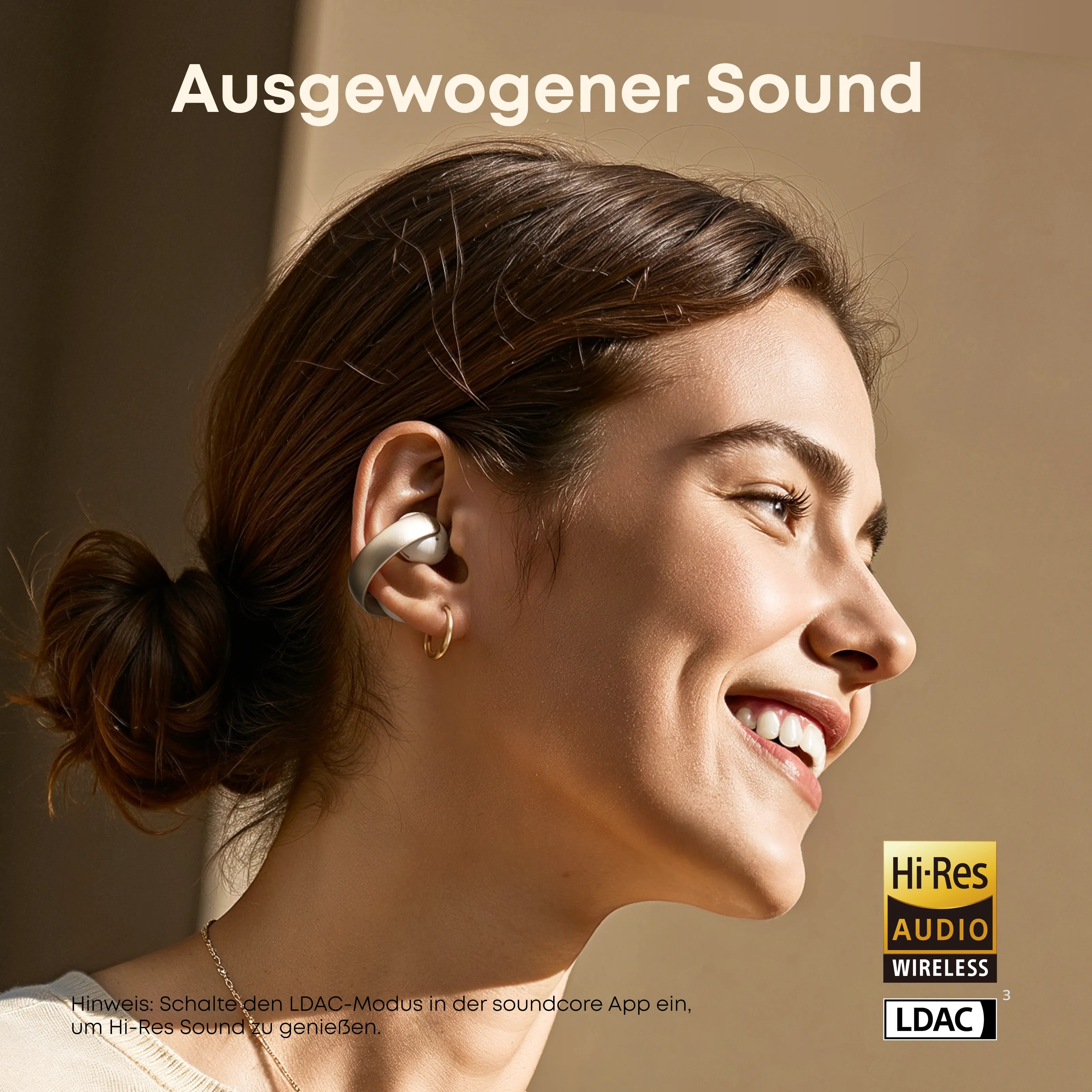 soundcore AeroClip Open-Ear Clip Earbuds with Adaptive Comfort