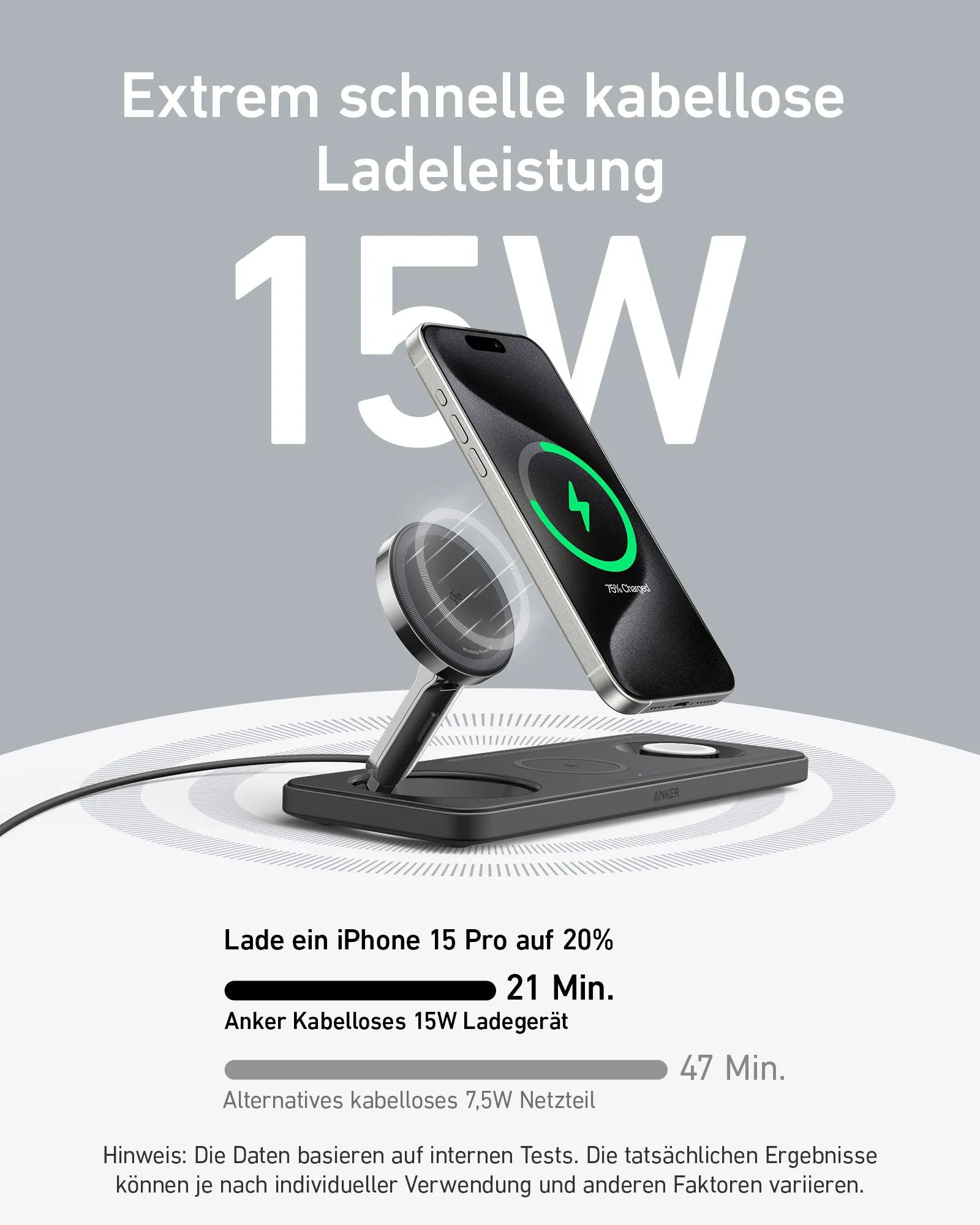 Anker MagGo Wireless Charging Station (3-in-1 Pad)