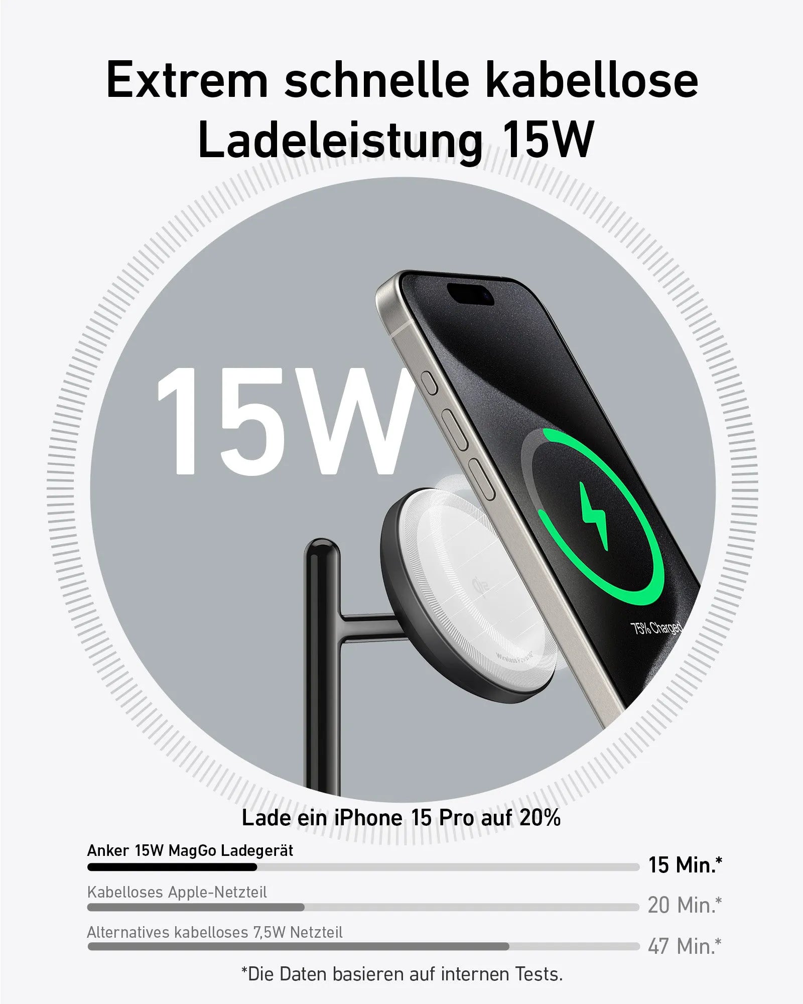 Anker MagGo Wireless Charging Station (3-in-1 Stand)