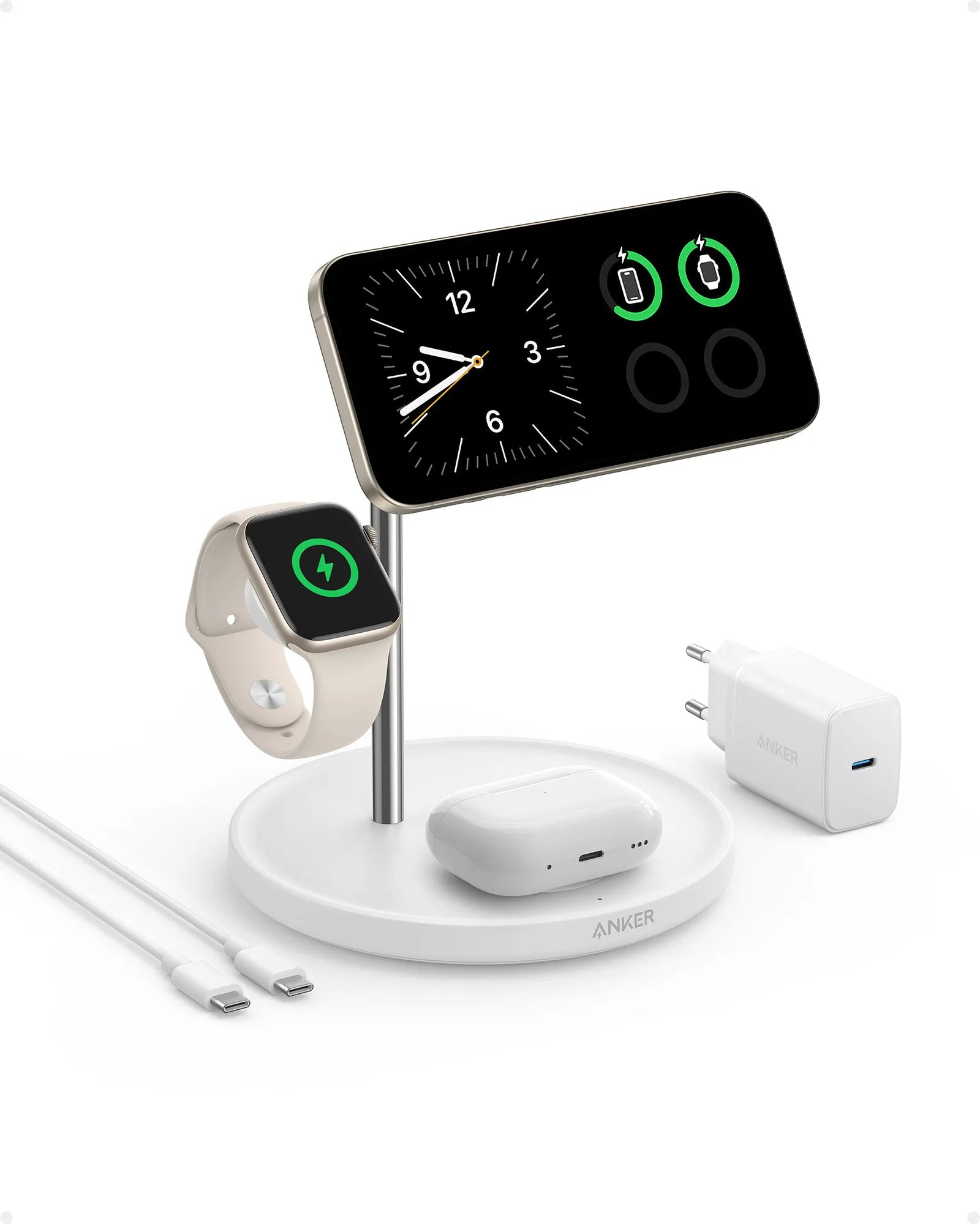 Anker MagGo Wireless Charging Station (3-in-1 Stand)