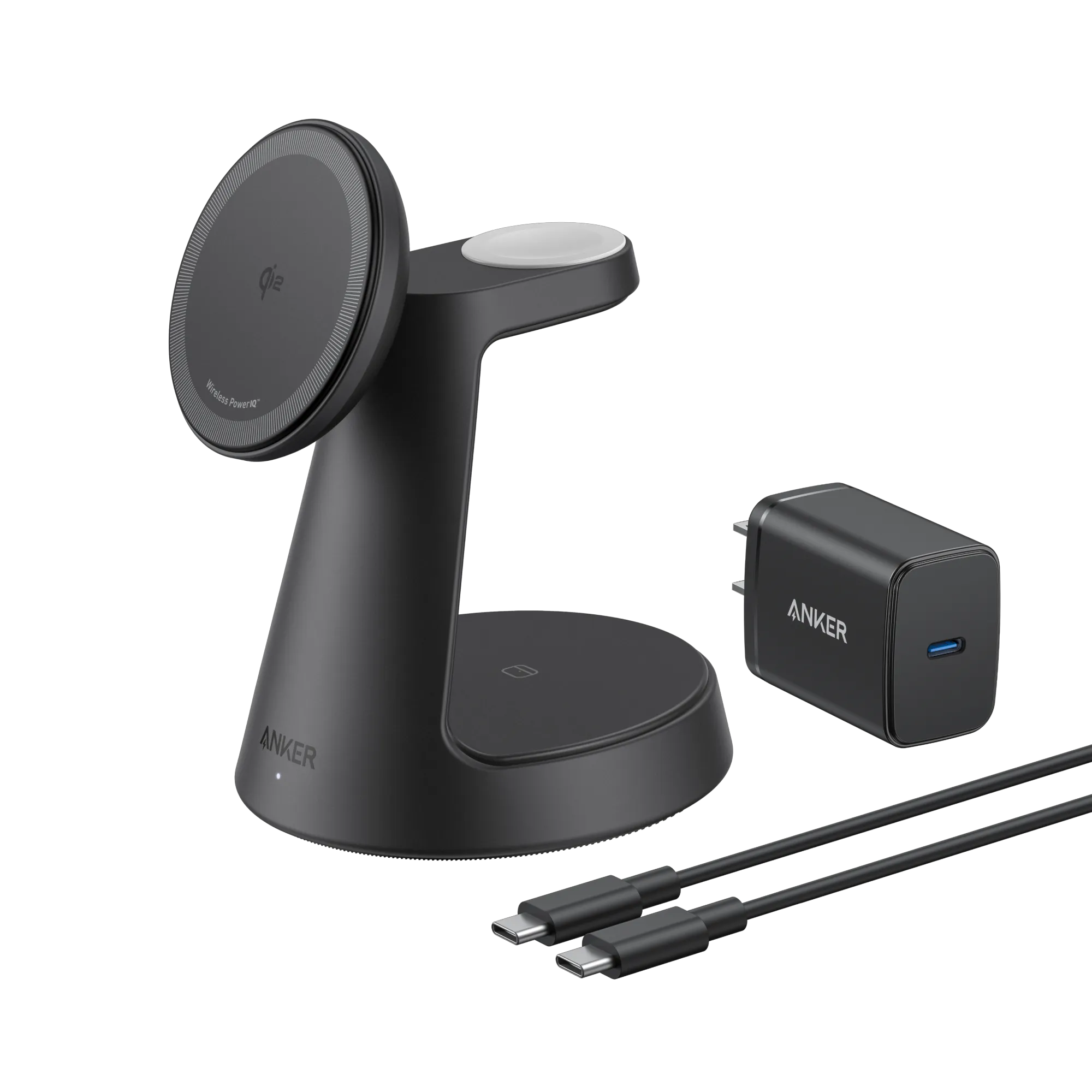 Anker MagGo 3-in-1 Wireless Charging Station with Dock Stand