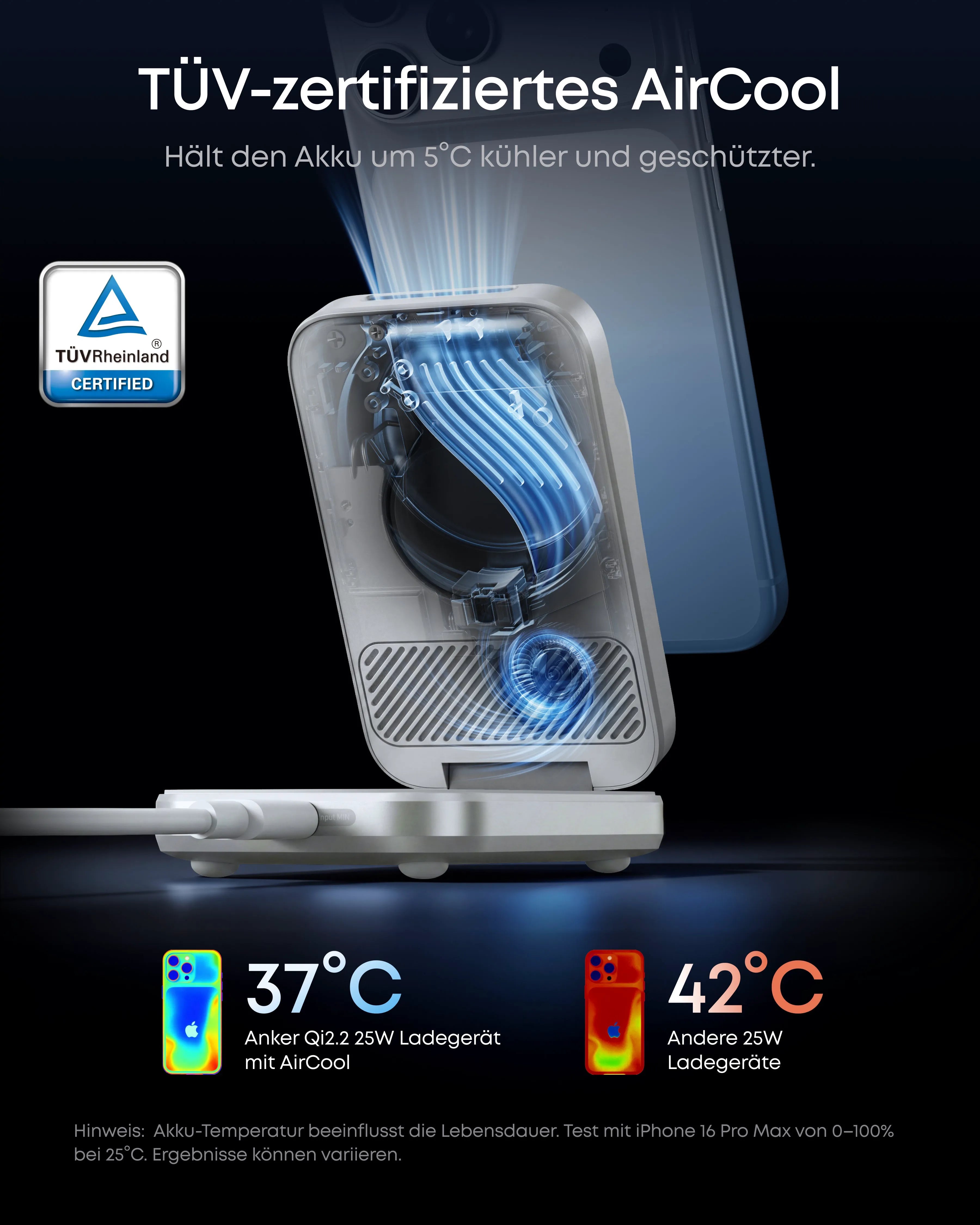 Anker Prime Wireless Charging Station (3-in-1, MagGo, AirCool, Foldable)
