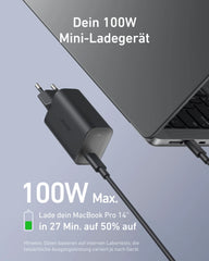 Anker Nano Charger (100W) with USB-C Cable