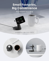 Anker MagGo 3-in-1 Wireless Charging Station with Dock Stand