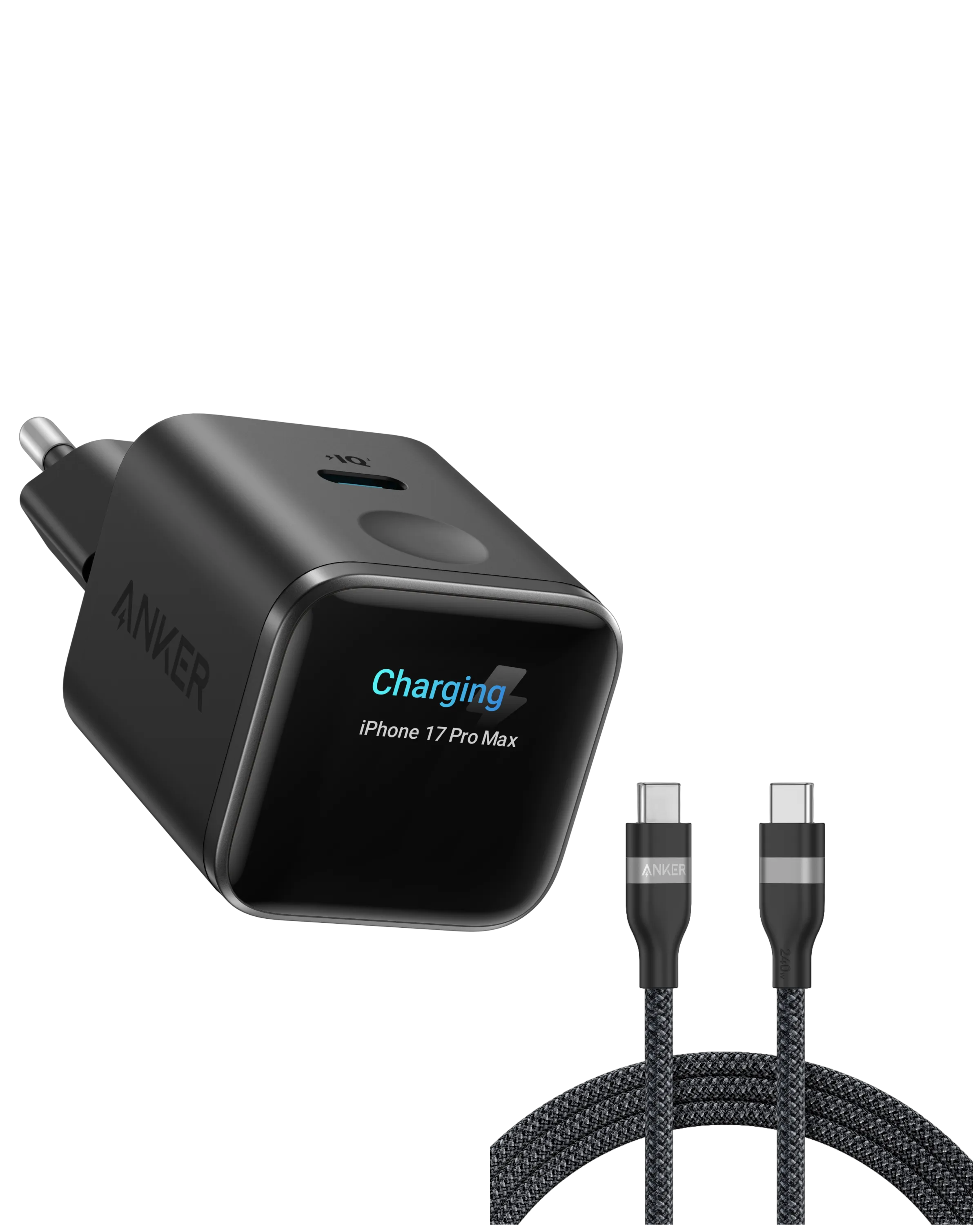 Anker Nano Charger (45W, Smart Display)