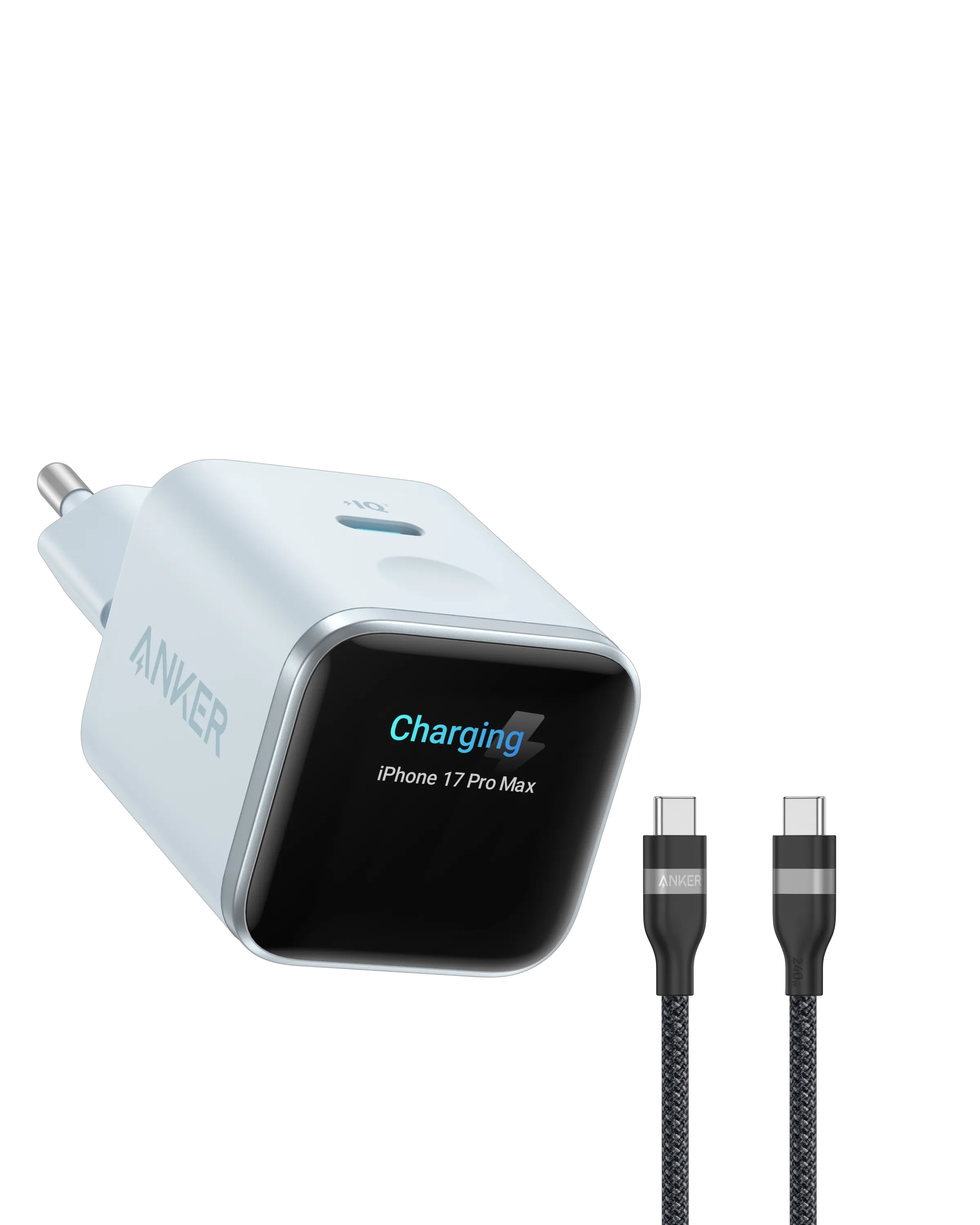 Anker Nano Charger (45W, Smart Display)