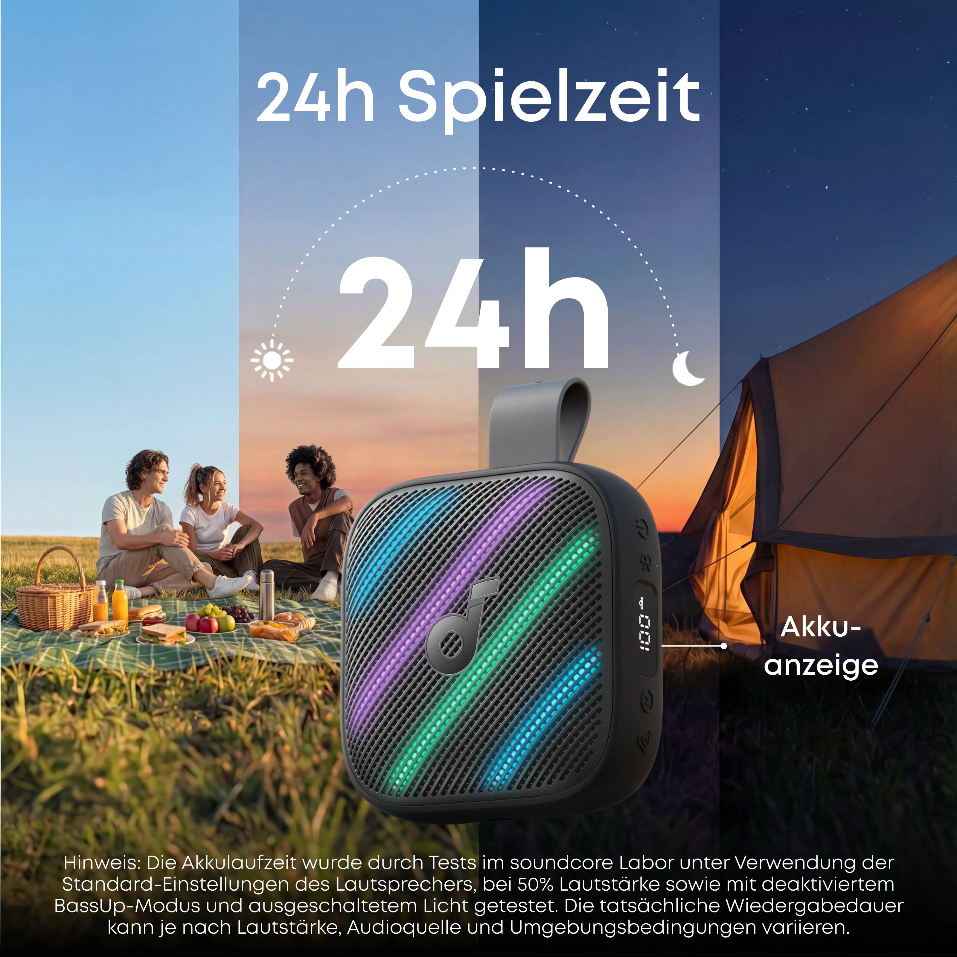 soundcore Boom Go 3i Portable Bluetooth Speaker with Powerful Bass