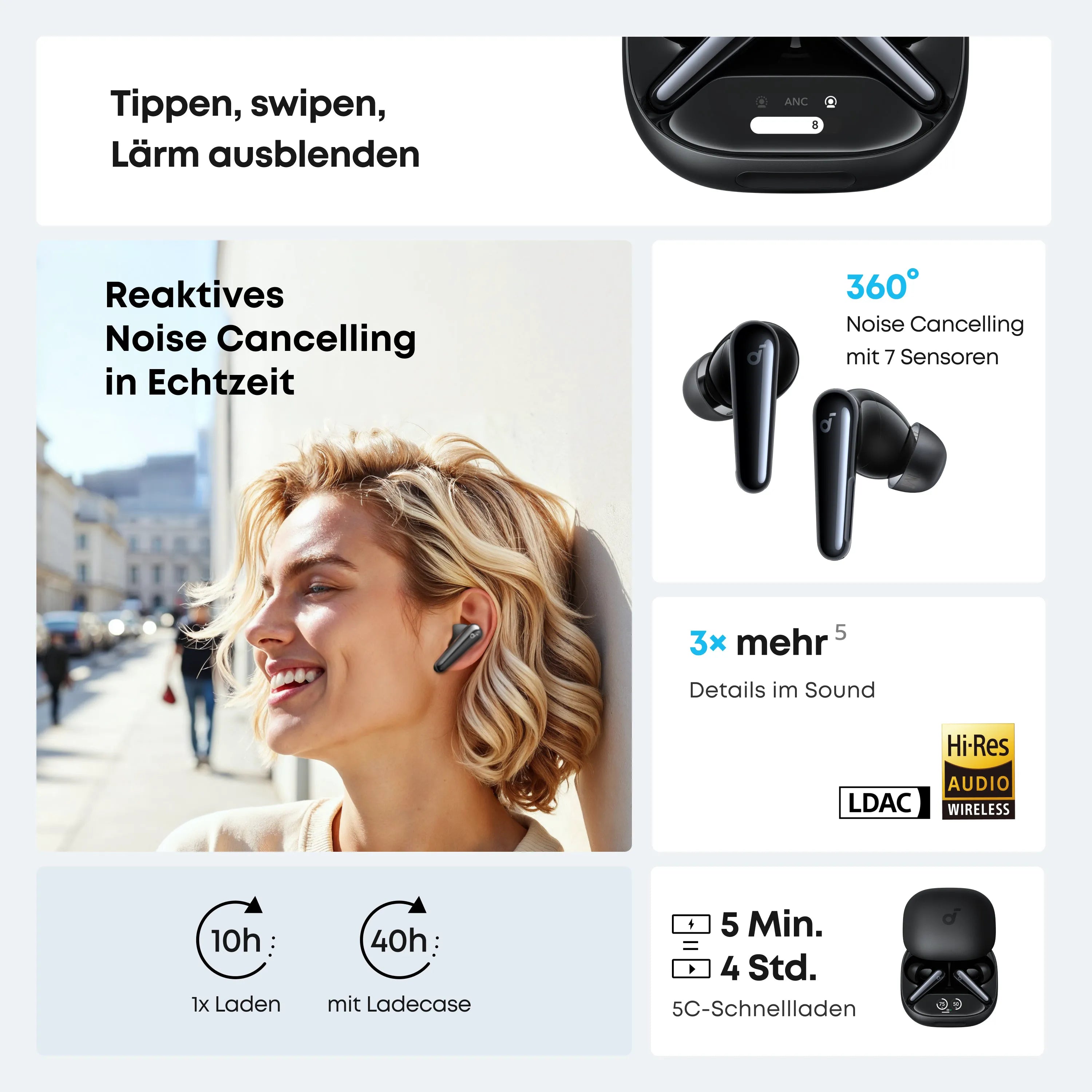 Liberty 4 Pro True Wireless Earbuds with Noise Cancelling