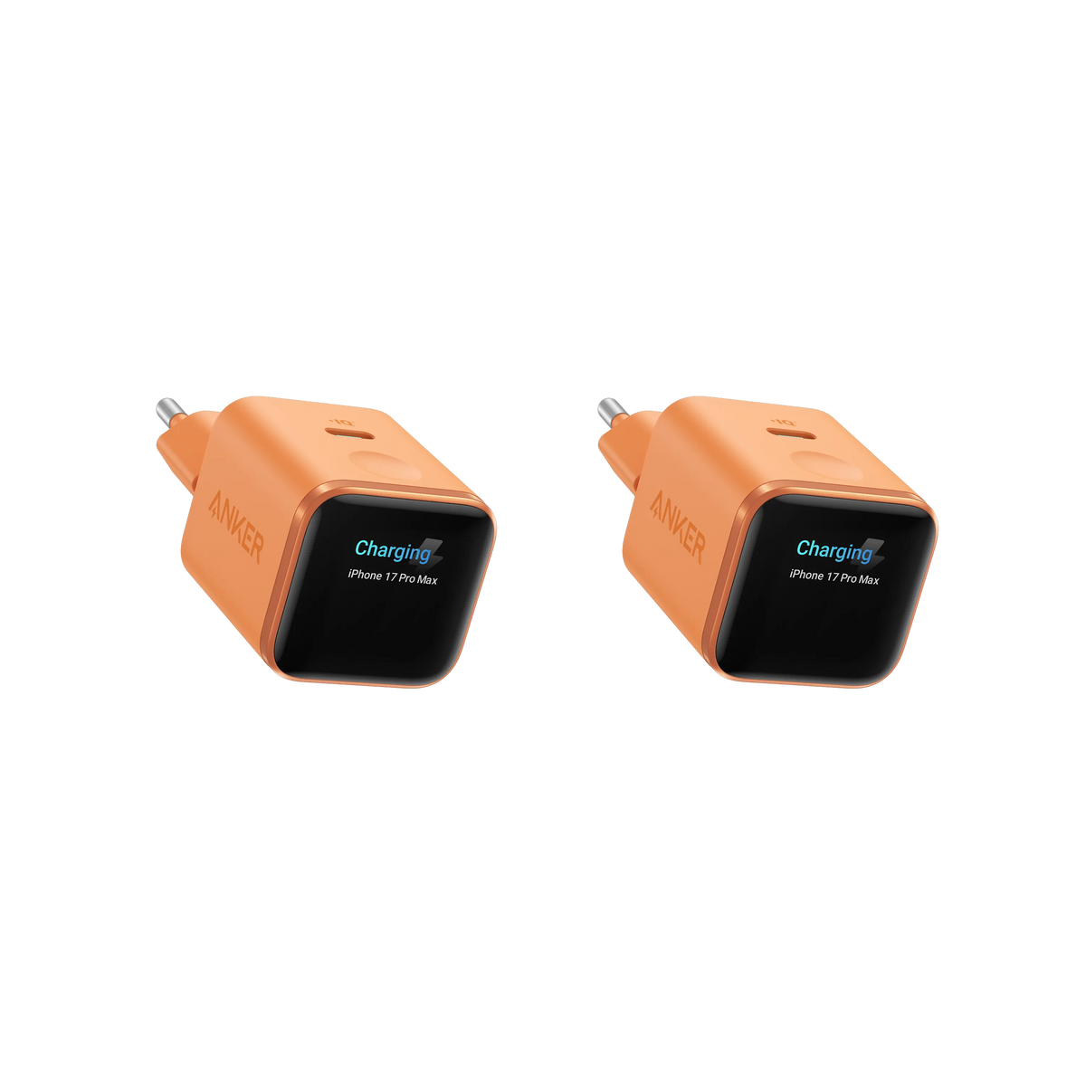 Anker Nano Charger (45W, Smart Display, 2-Pack)