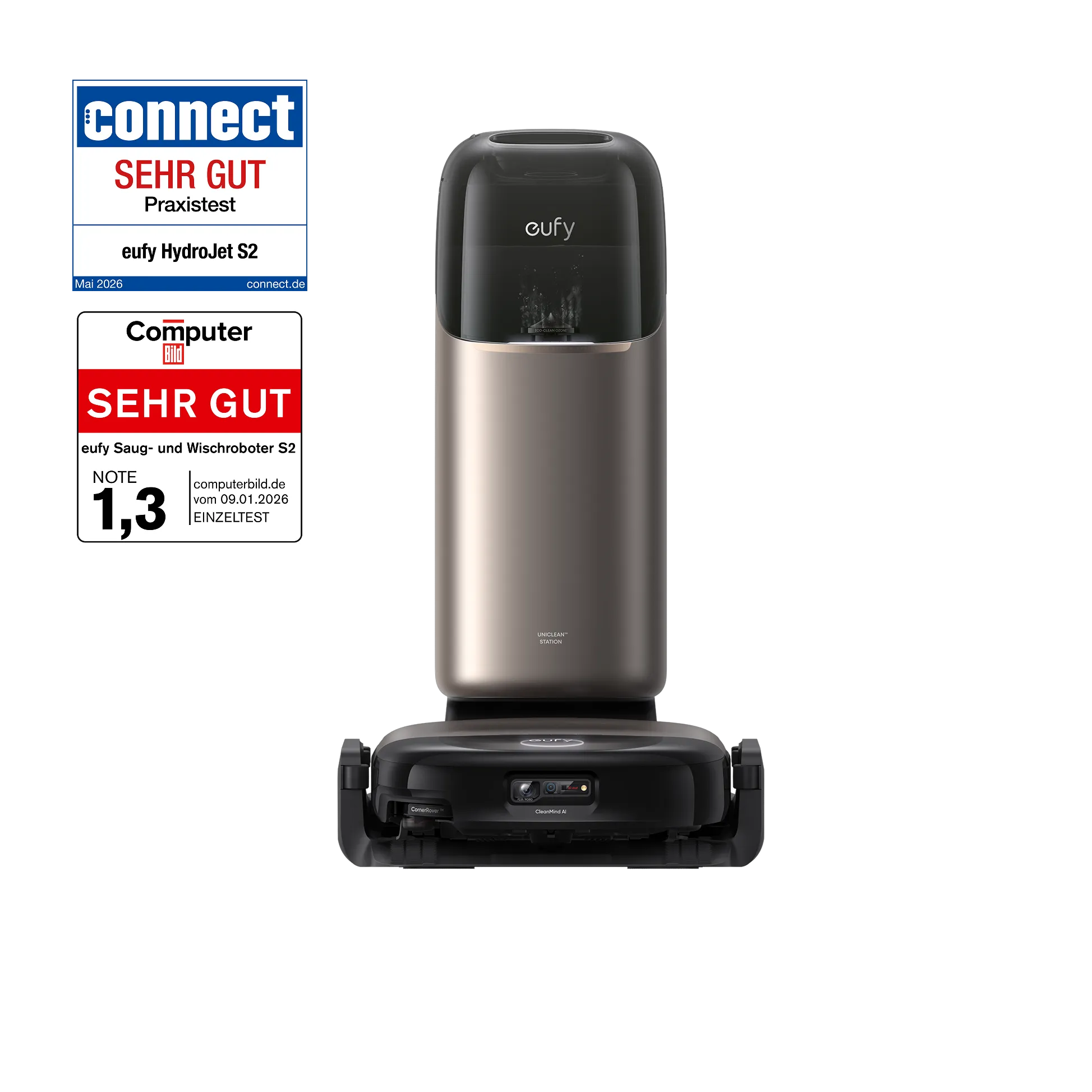 eufy HydroJet S2 Robot Vacuum and Mop