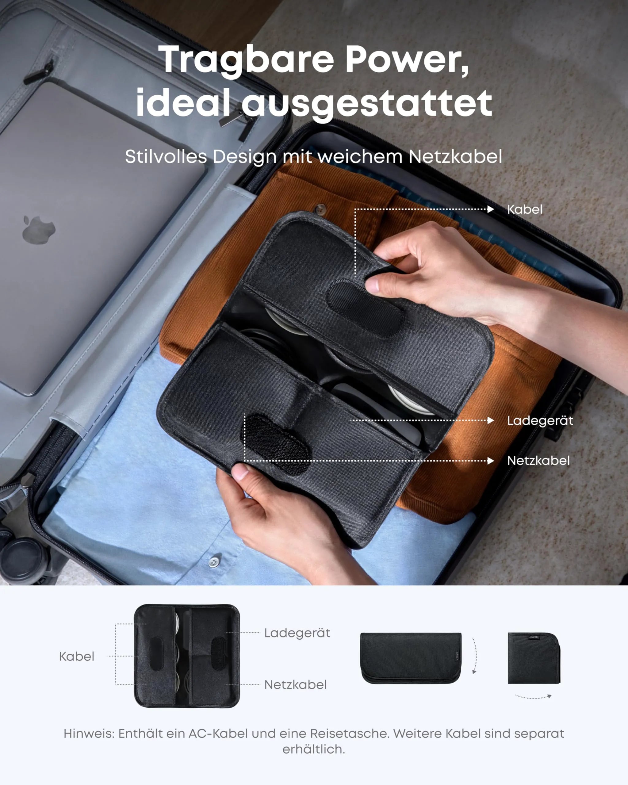 Anker Nano Power Bank (5K, Magnetic, Slim) + Anker Nano Charger (130W, 6 Ports)