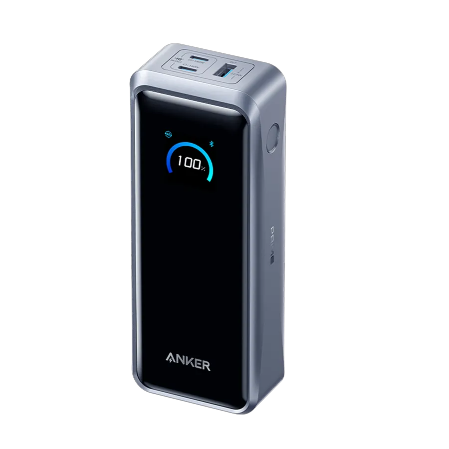 Anker Prime Power Bank 26K 300W with Charging Base 150W 3-Port Bundle
