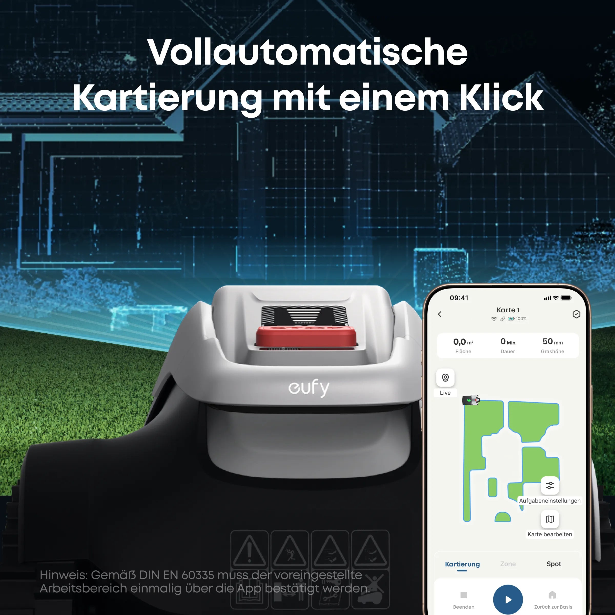 eufy Robotic Lawn Mower E18