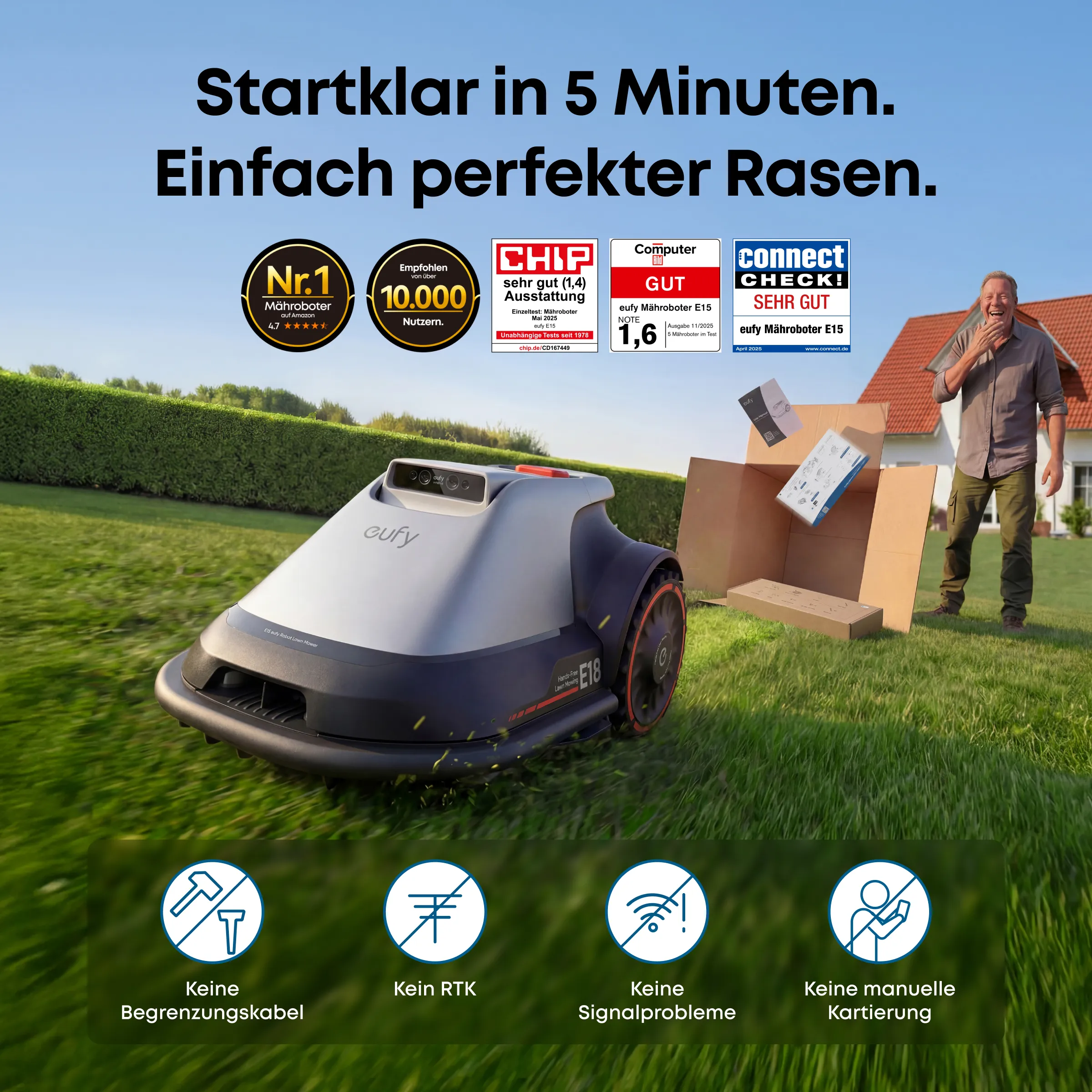 eufy Robotic Lawn Mower E18