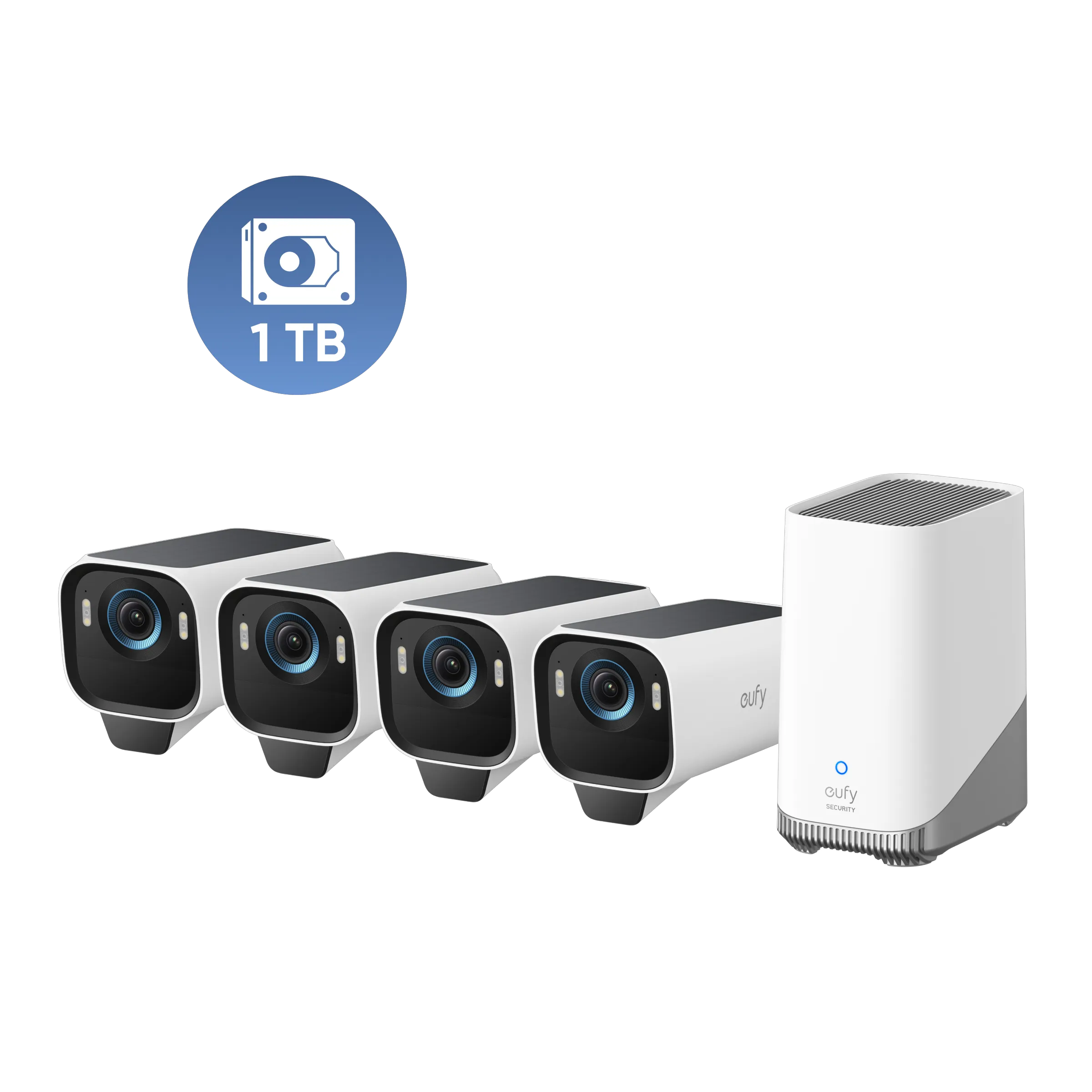 eufyCam S3 Pro 4-Cam Kit with 1TB Hard Drive