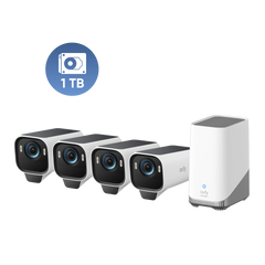 eufyCam S3 Pro 4-Cam Kit with 1TB Hard Drive