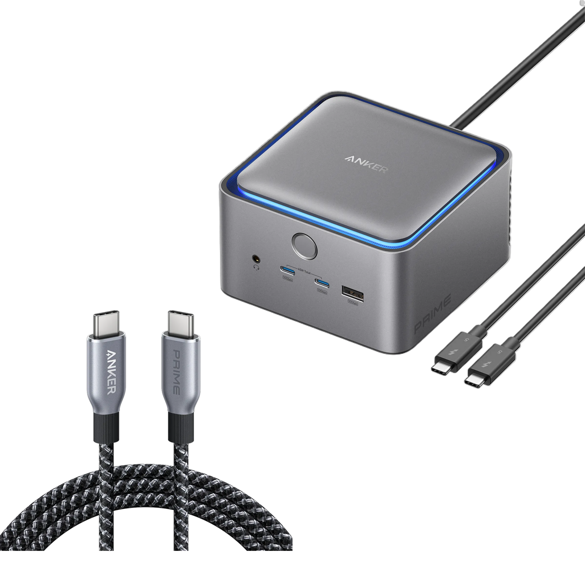 Anker Prime TB5 Docking Station with USB-C Cable