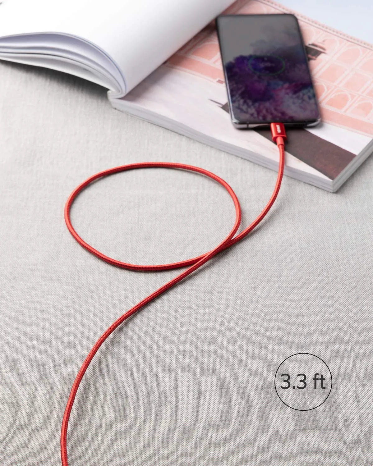 2-Pack Nylon USB-C to USB-C Cable (3.3ft, 60W)